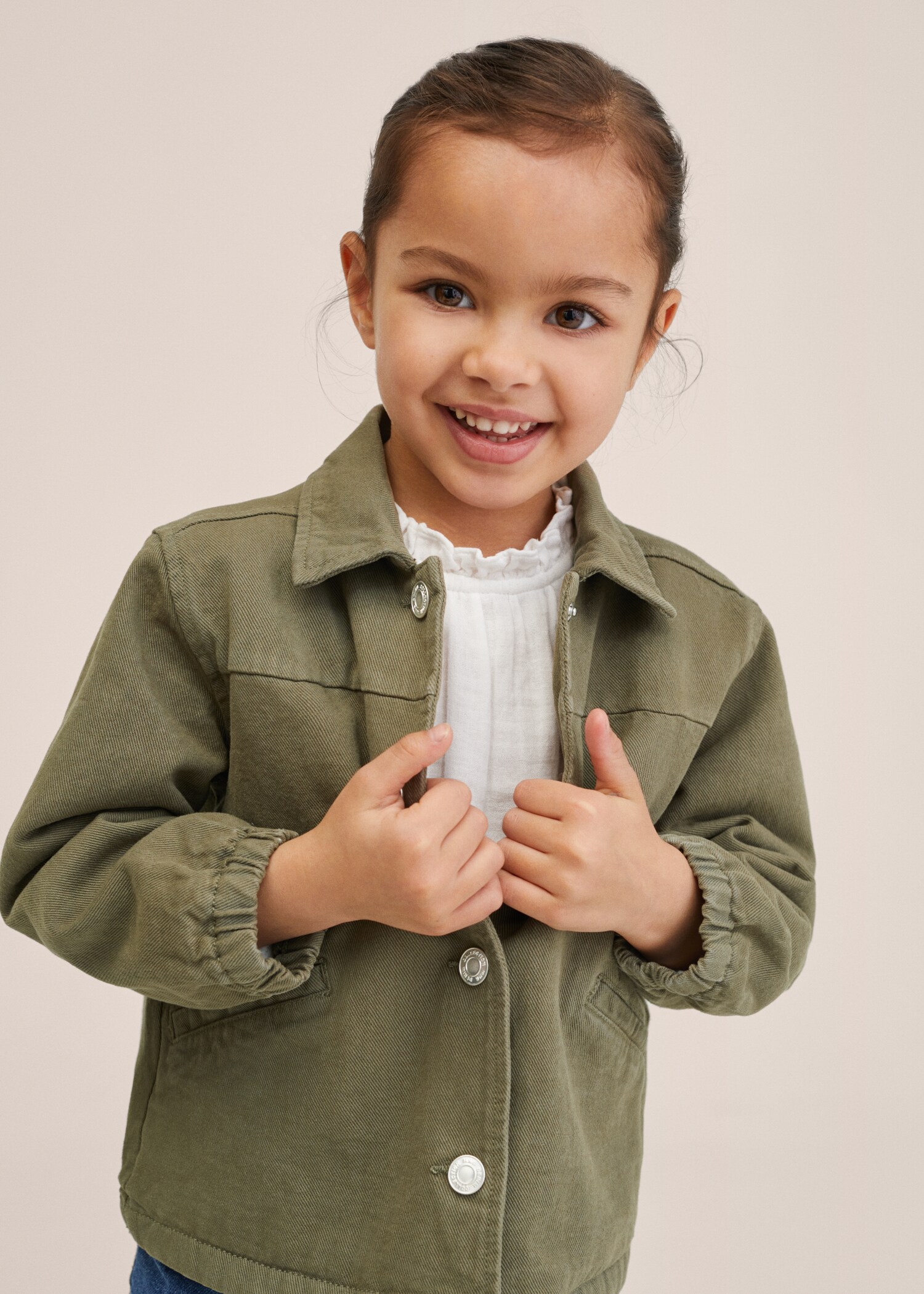 Denim cotton jacket - Details of the article 1