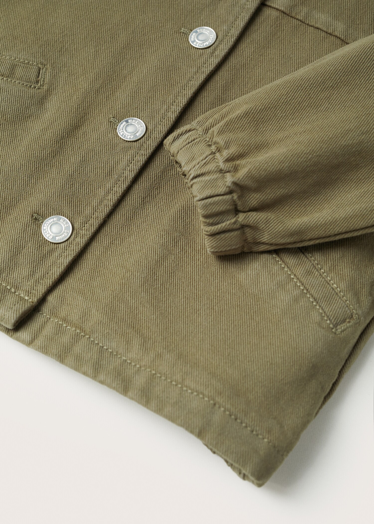 Denim cotton jacket - Details of the article 7