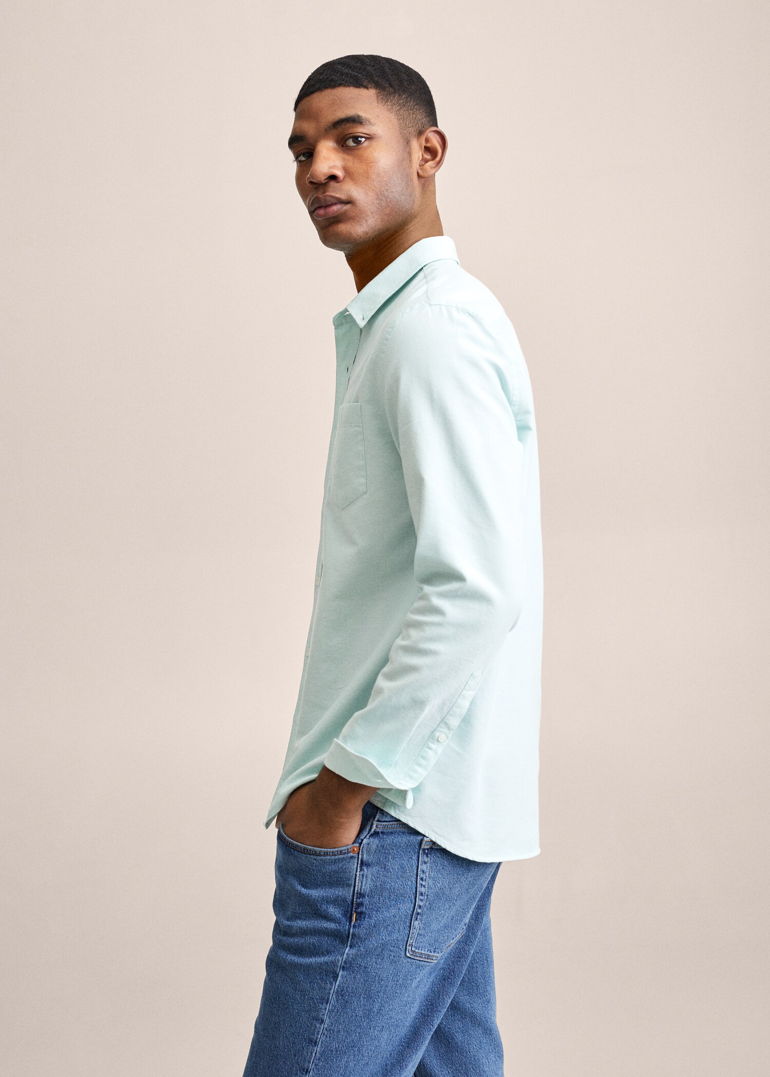 Camisa regular fit algodón - Detalle del artículo 2