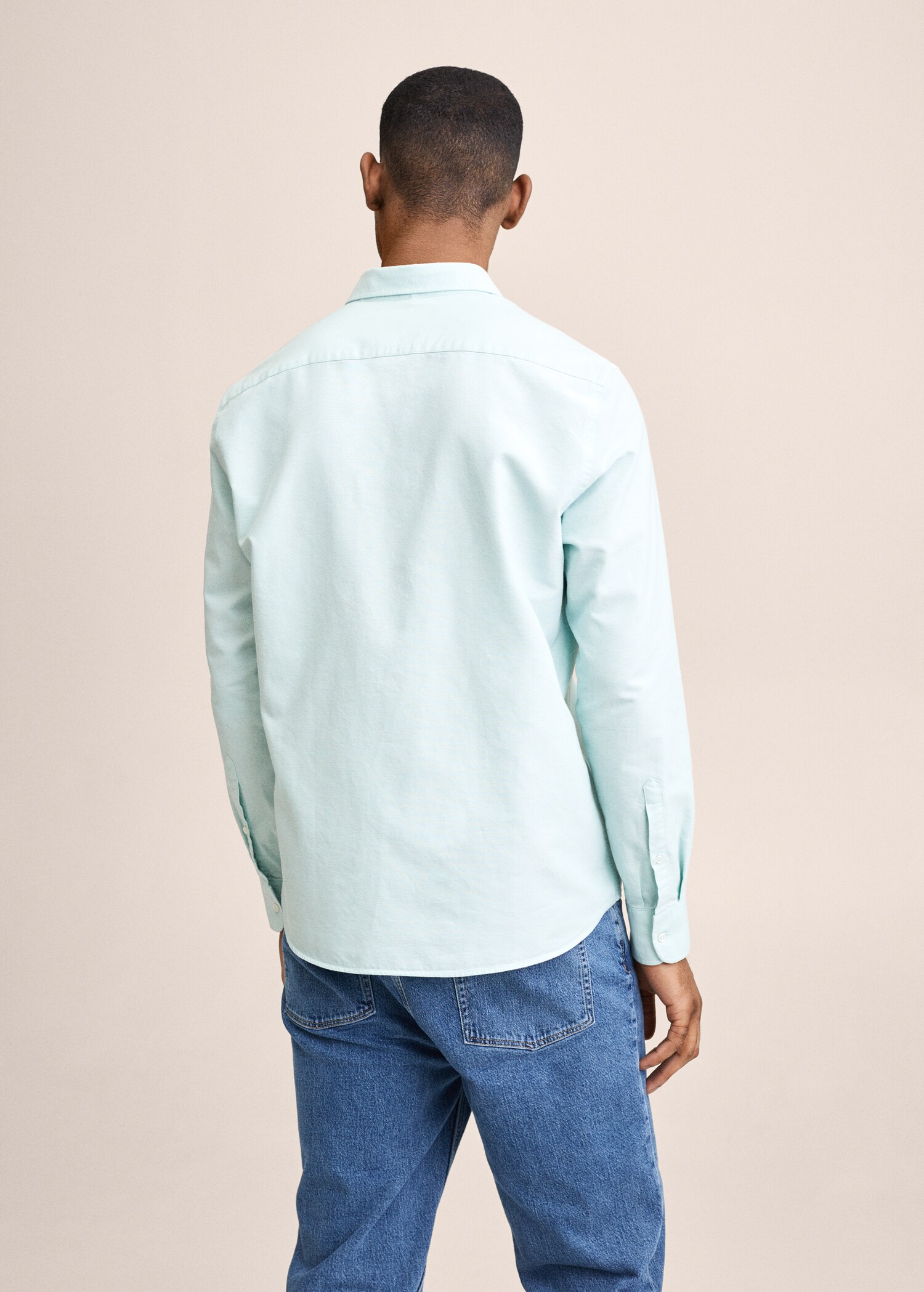 Camisa regular fit algodón - Reverso del artículo