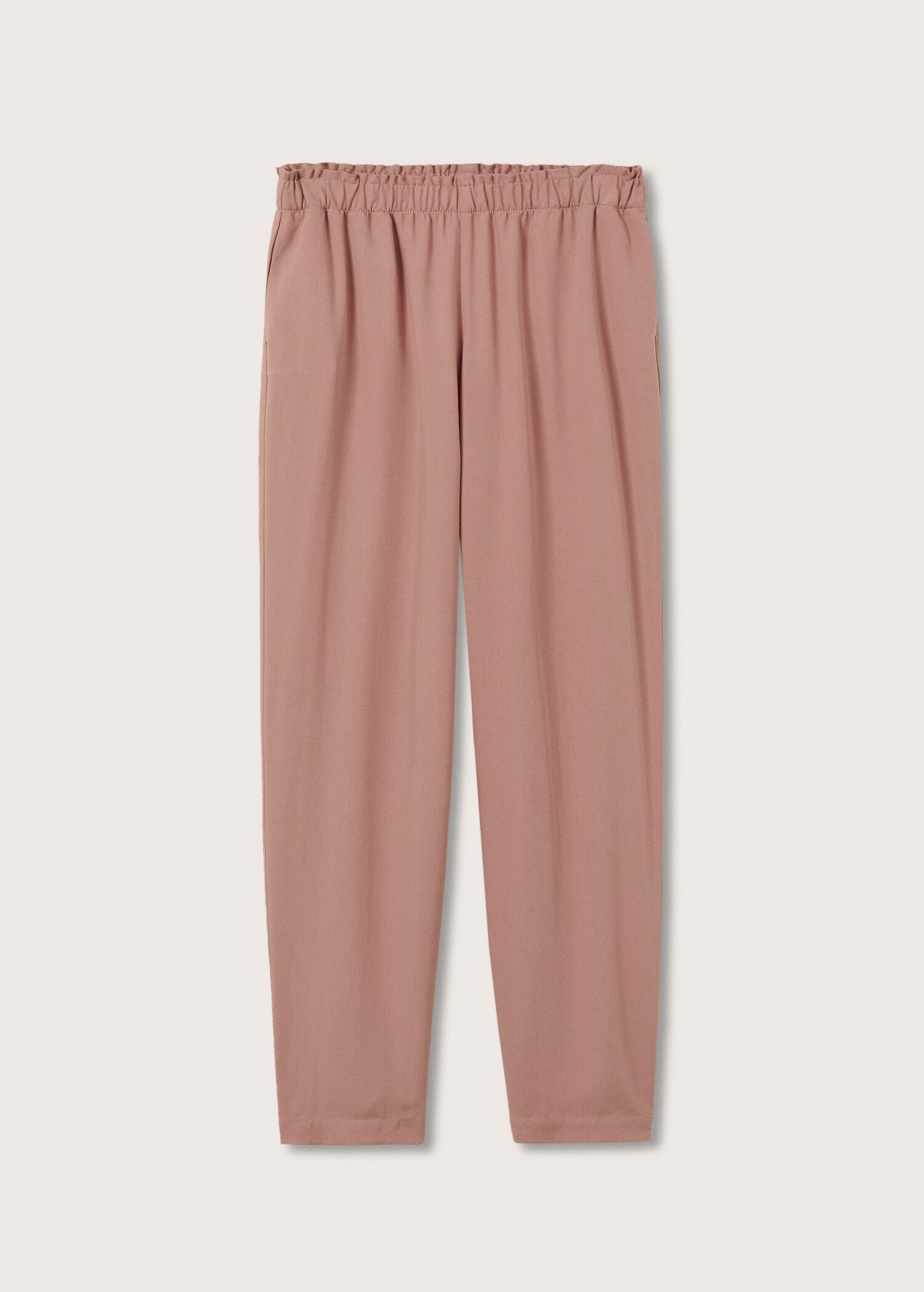 Pantalón crop cintura elástica - Artículo sin modelo