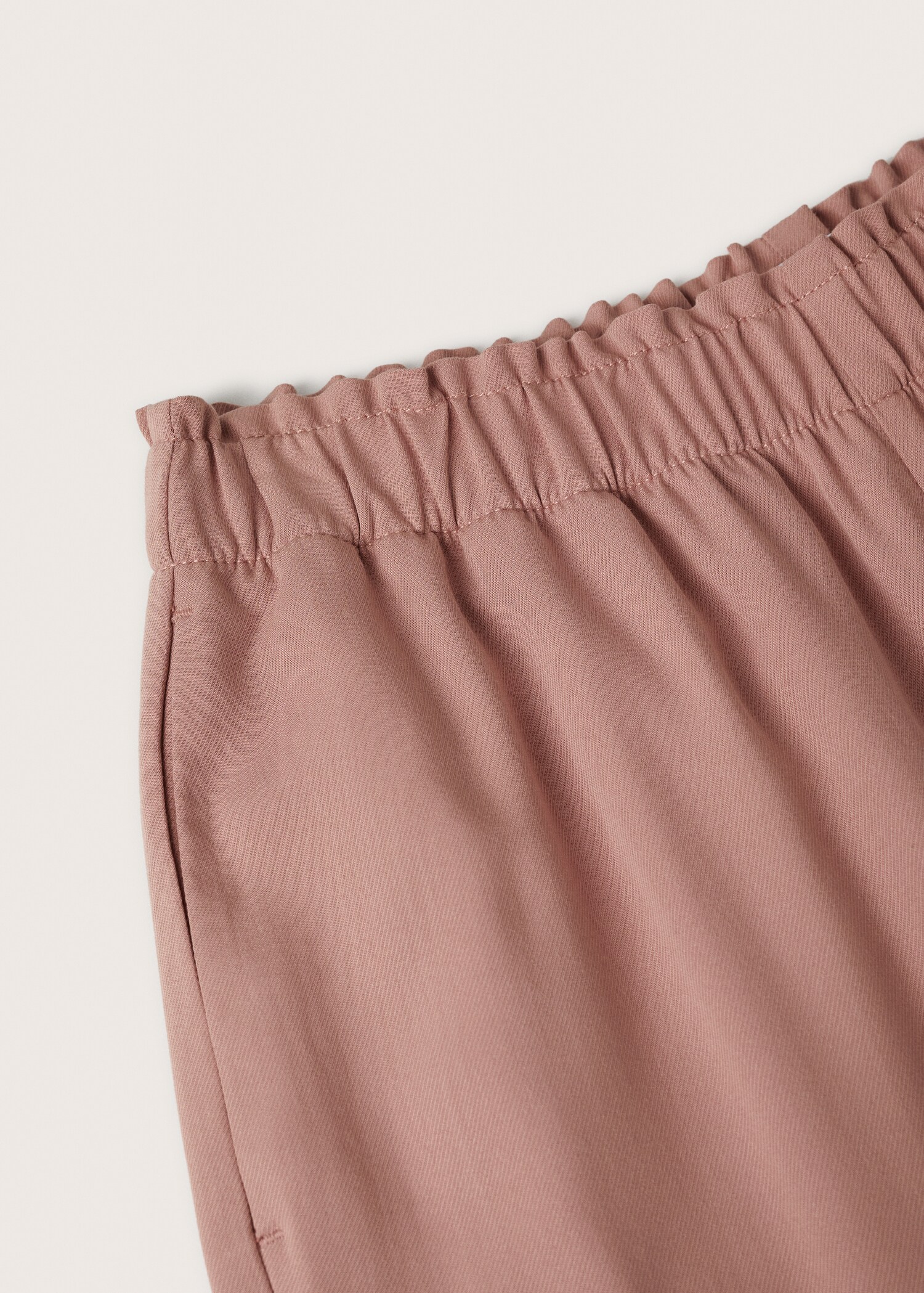 Pantalón crop cintura elástica - Detalle del artículo 8