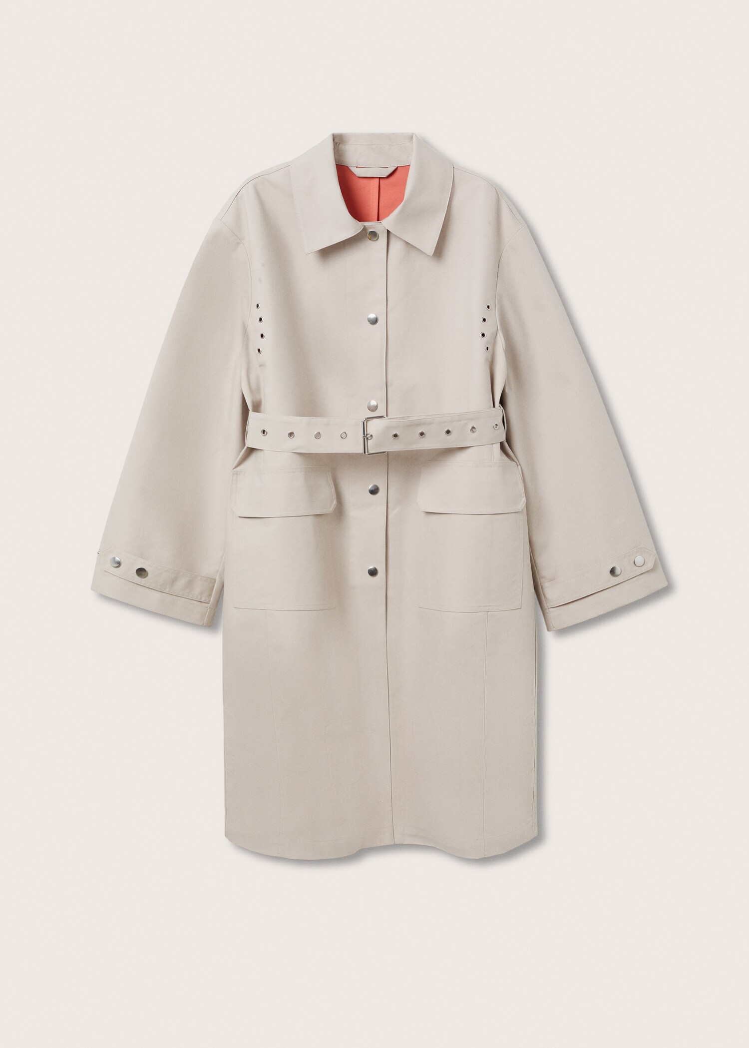 Trench coton oversize - Article sans modèle