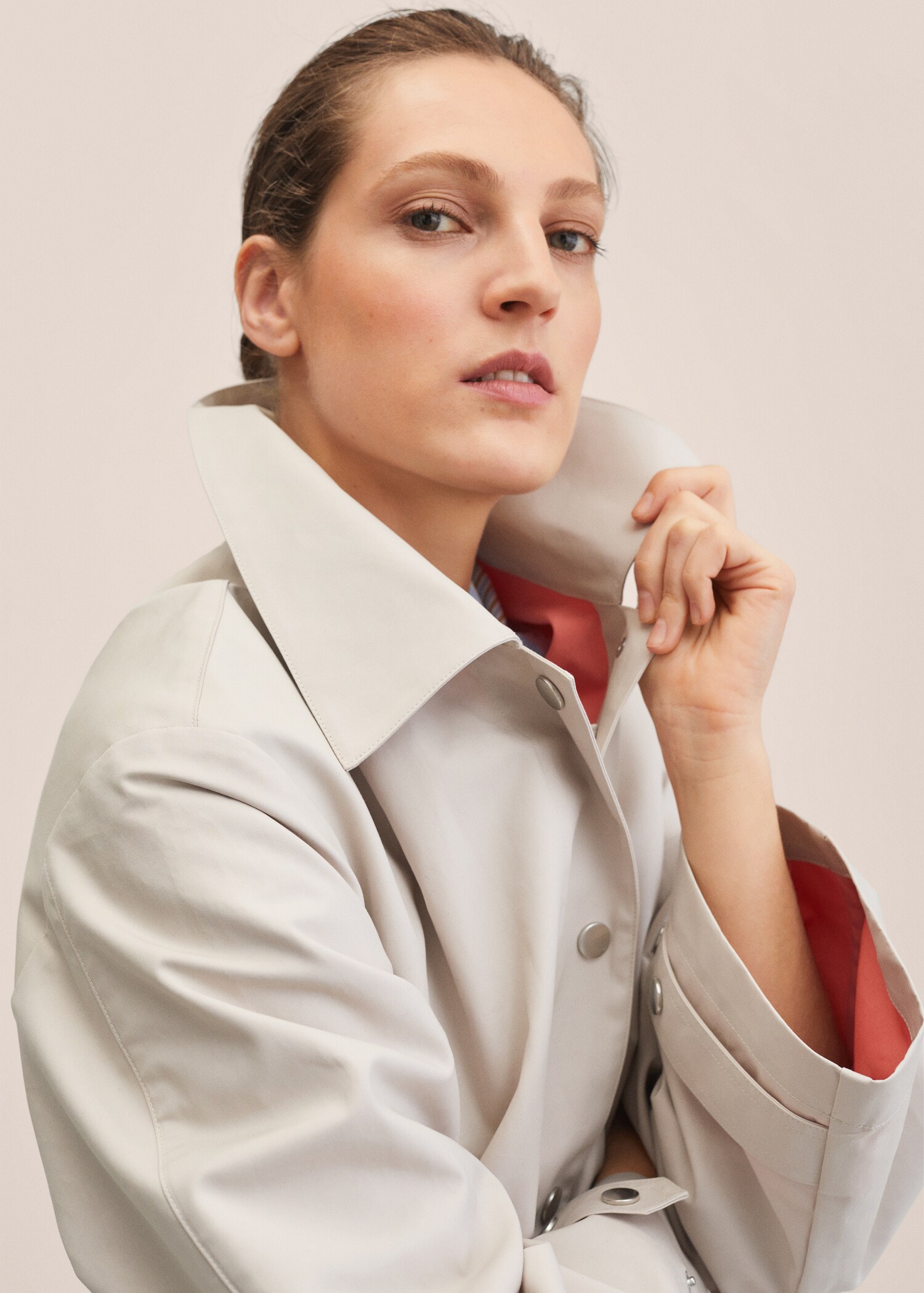 Gavardina cotó oversize - Detall de l'article 1