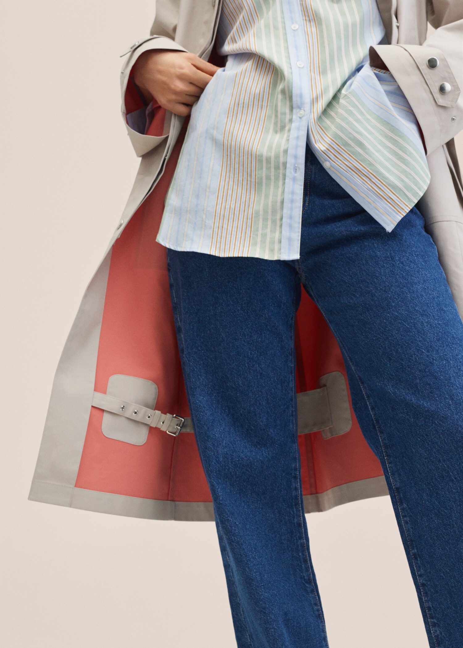 Gavardina cotó oversize - Detall de l'article 2