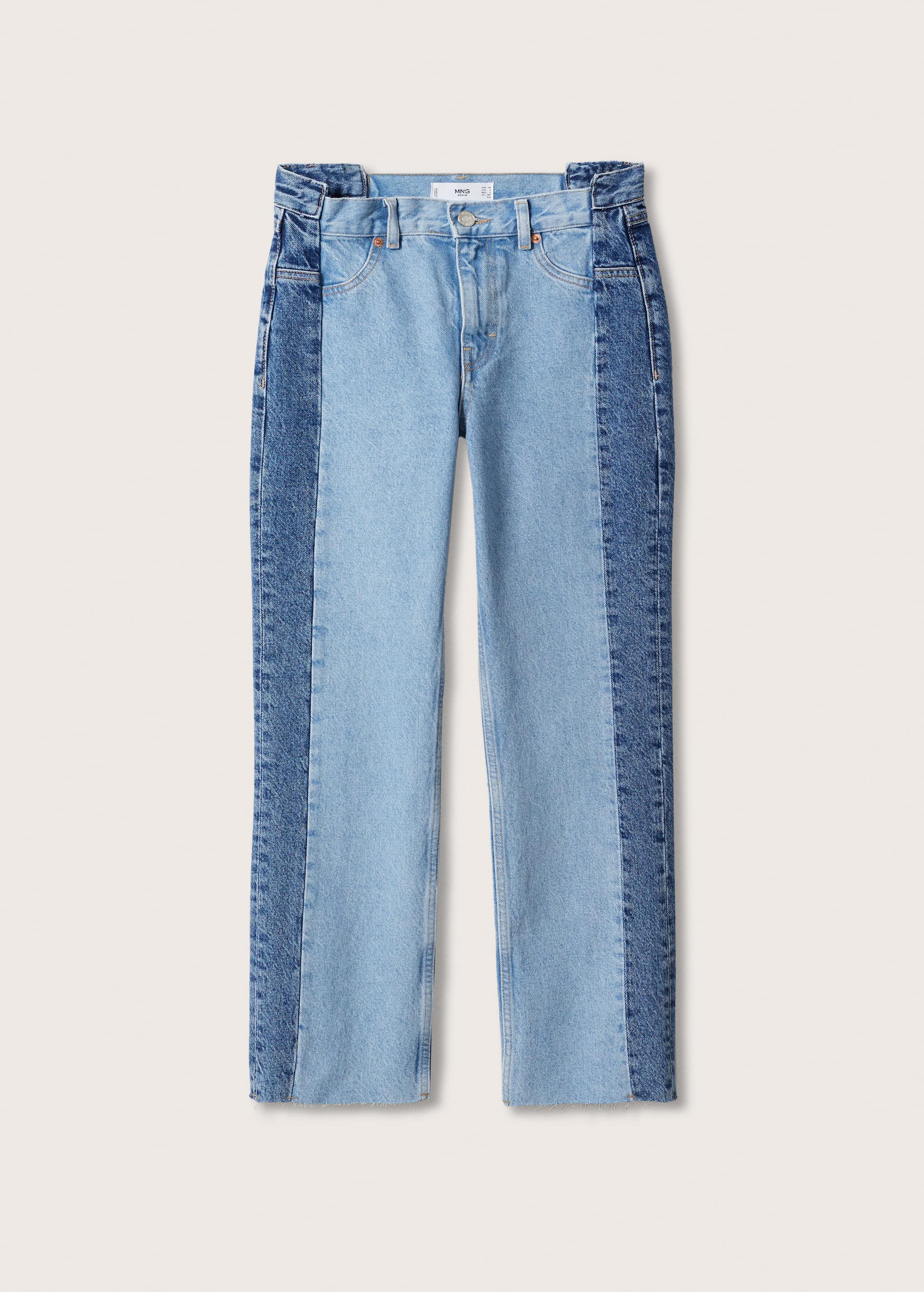 Gerade Jeans mit hohem Bund - Artikel ohne Model