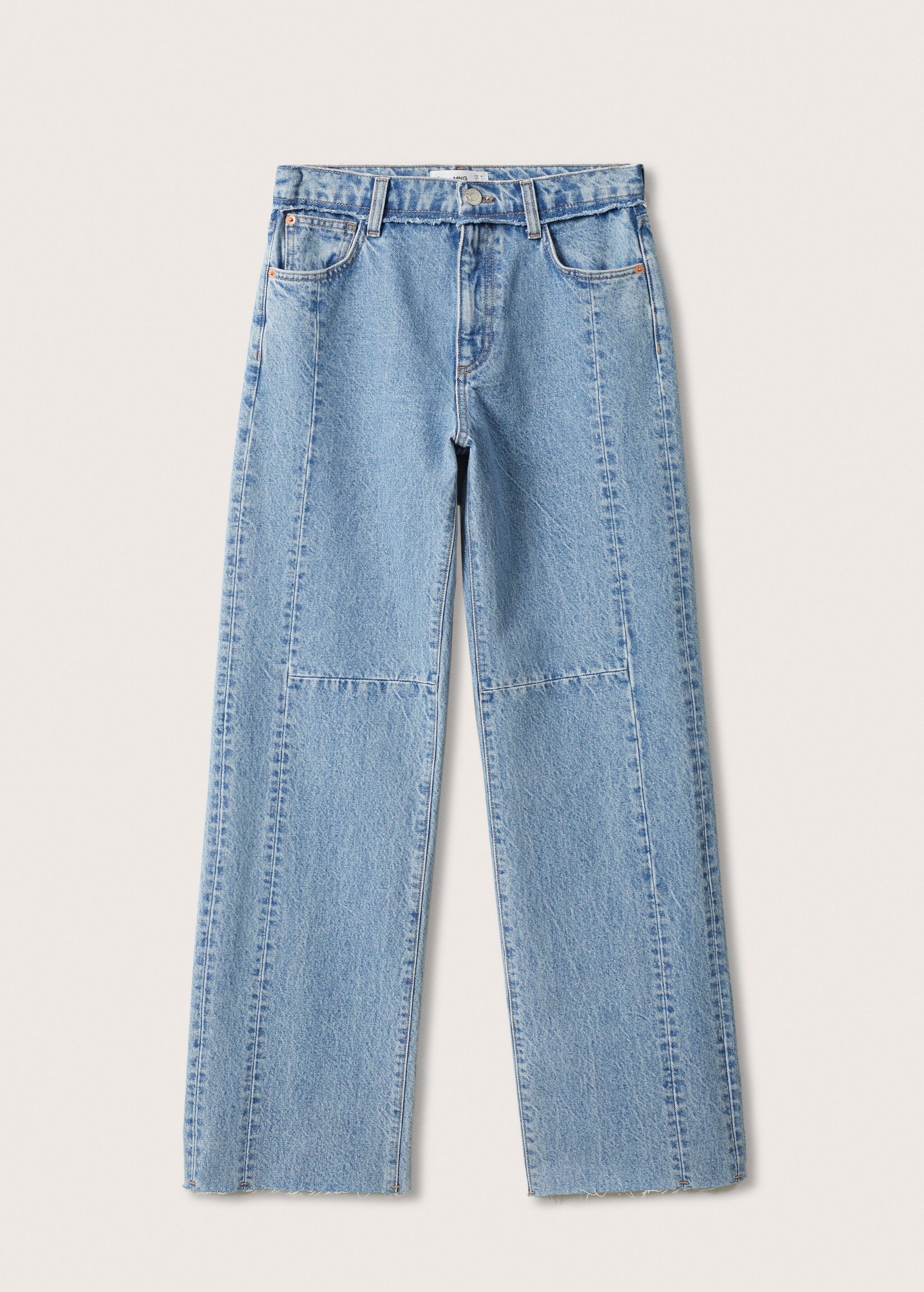 High-waist straight jeans - Article without model