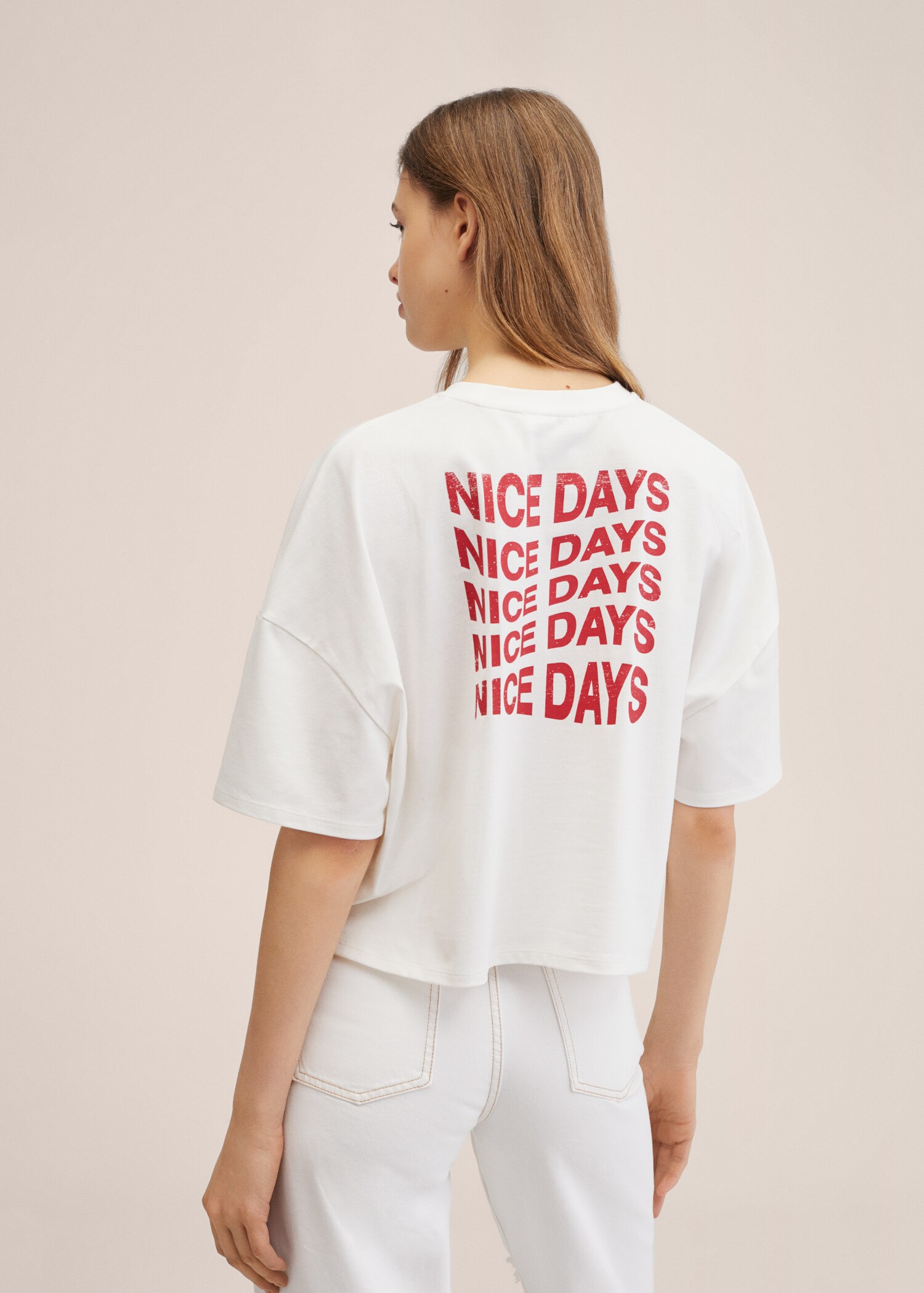 Printed cotton-blend T-shirt - Details of the article 2