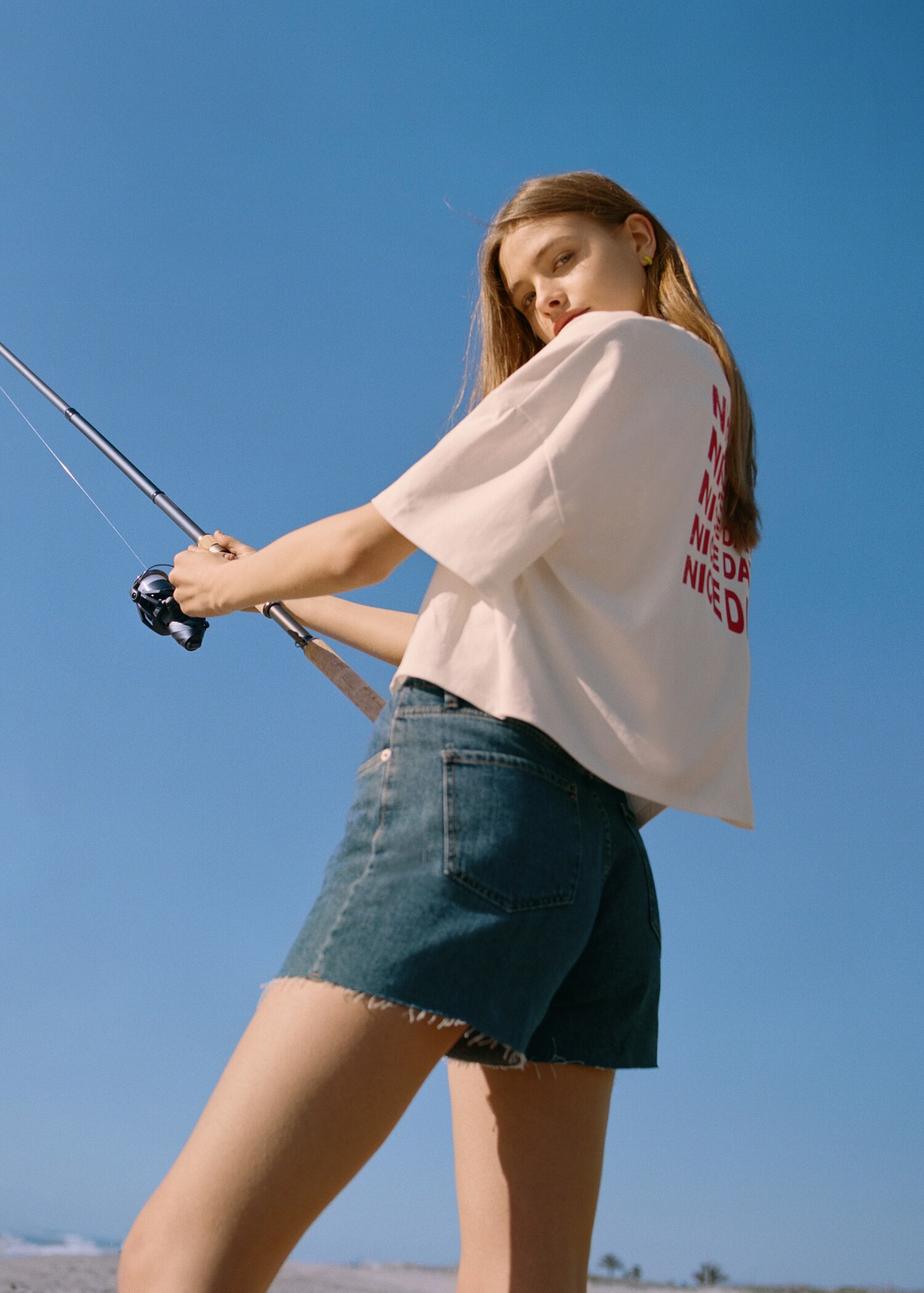 Printed cotton-blend T-shirt - Details of the article 5