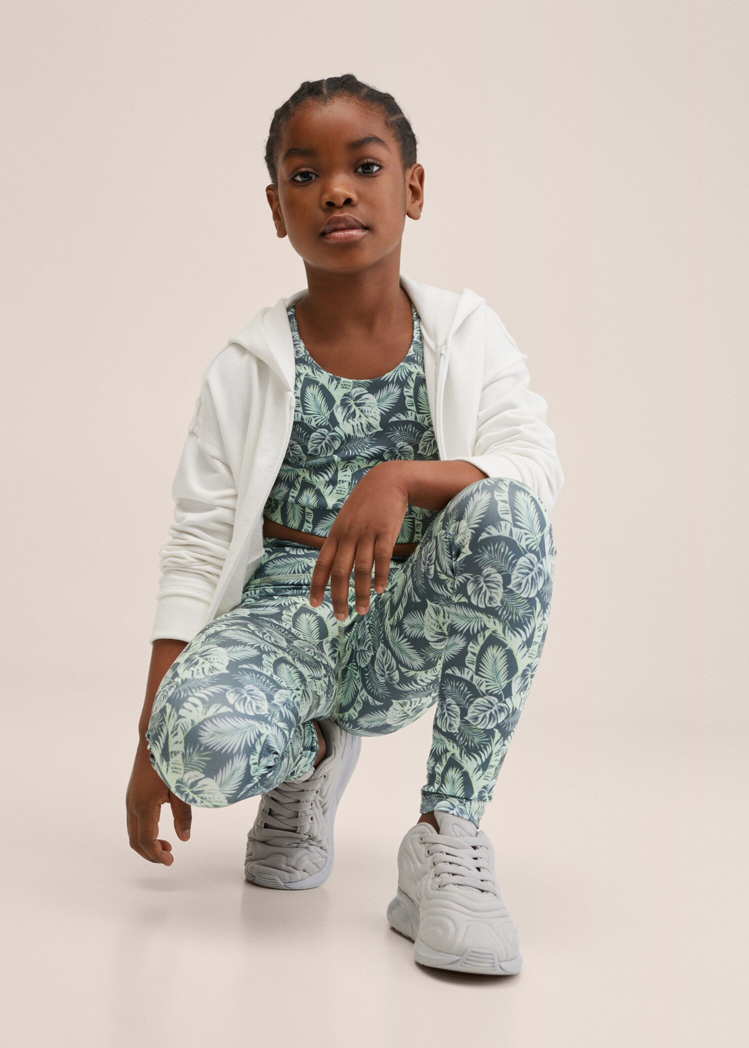 Cropped sweatshirt hoodie - Details of the article 2