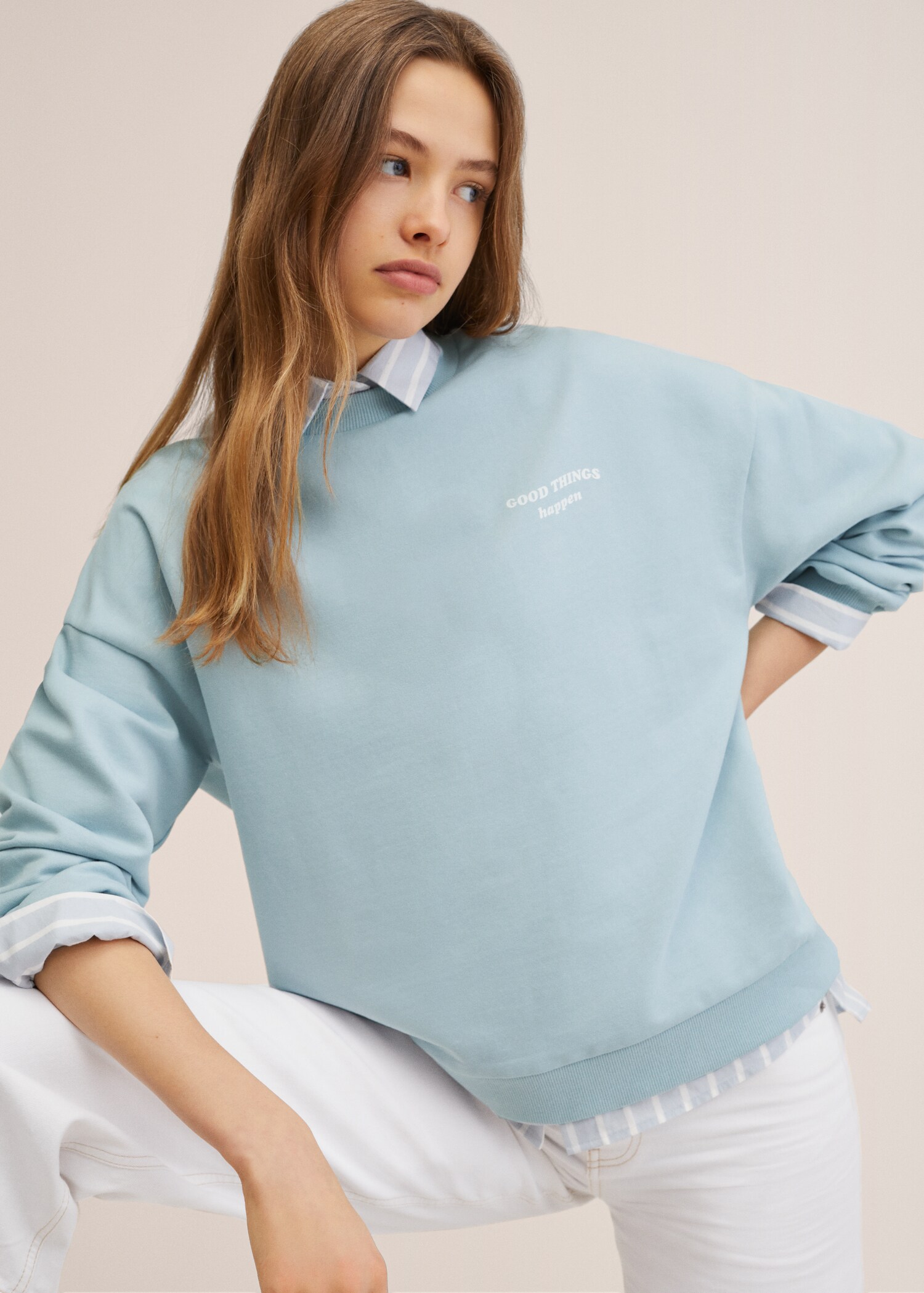 Printed cotton sweatshirt - Details of the article 3