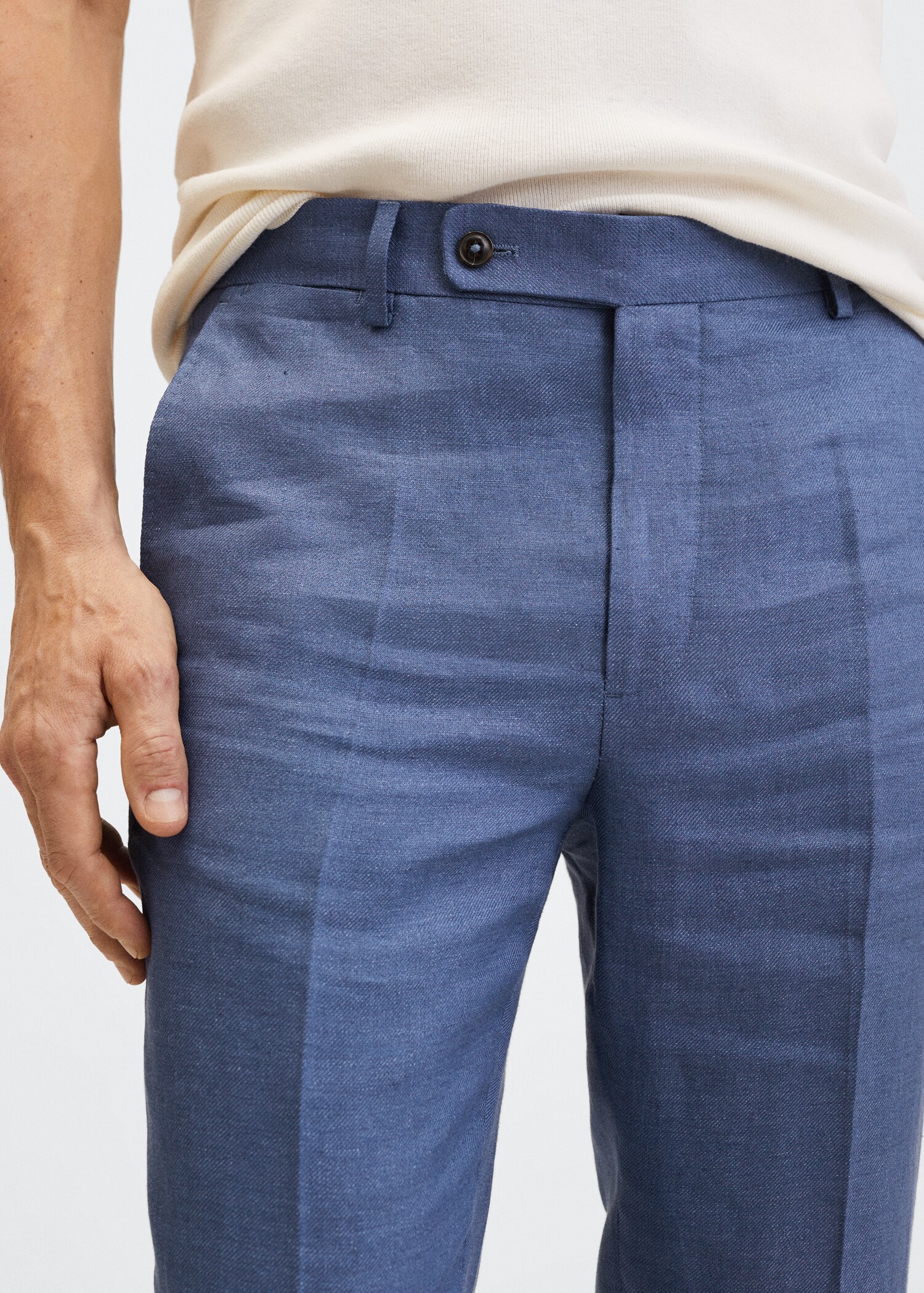  Linen suit trousers - Details of the article 1