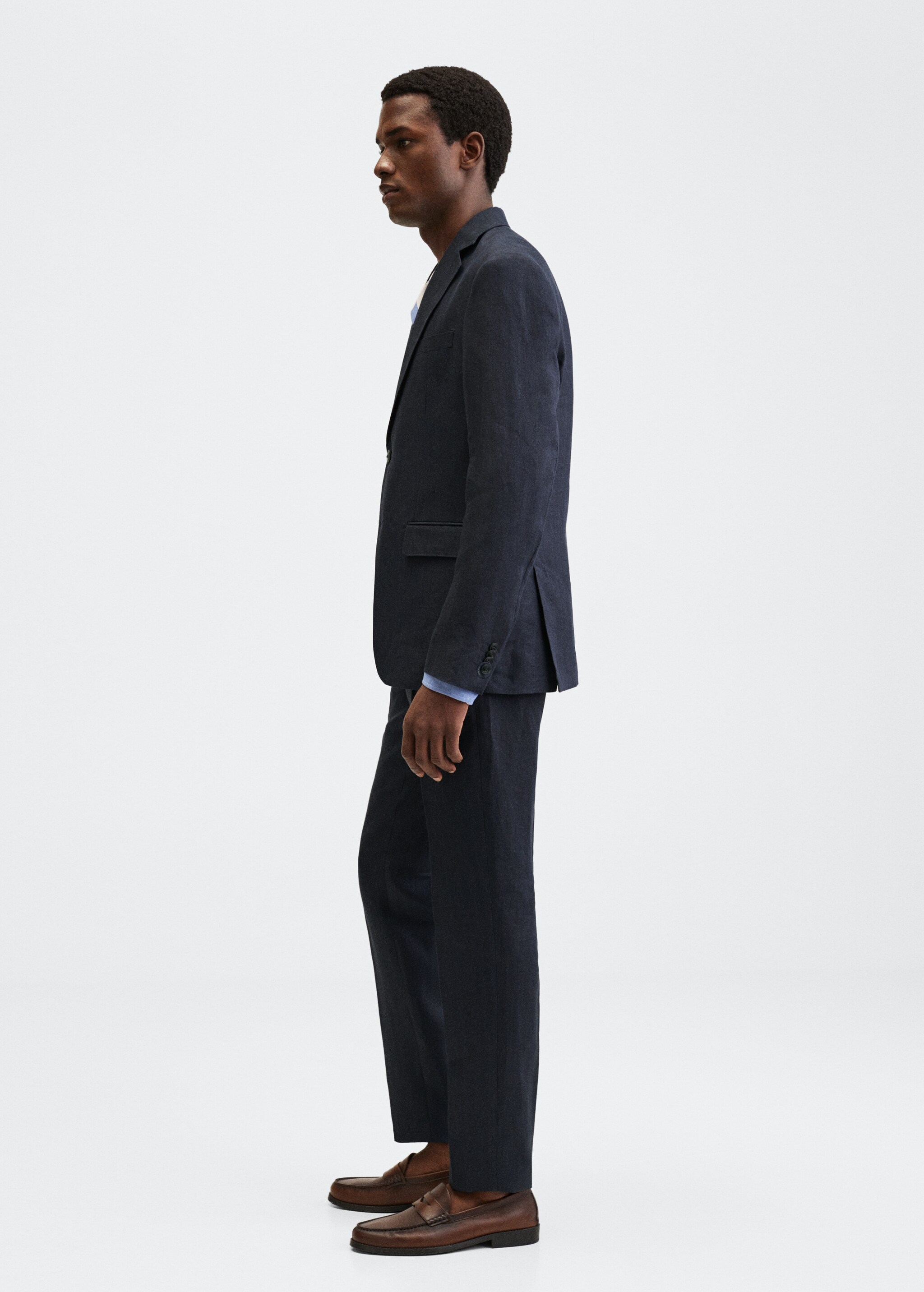  Linen suit trousers - Details of the article 2