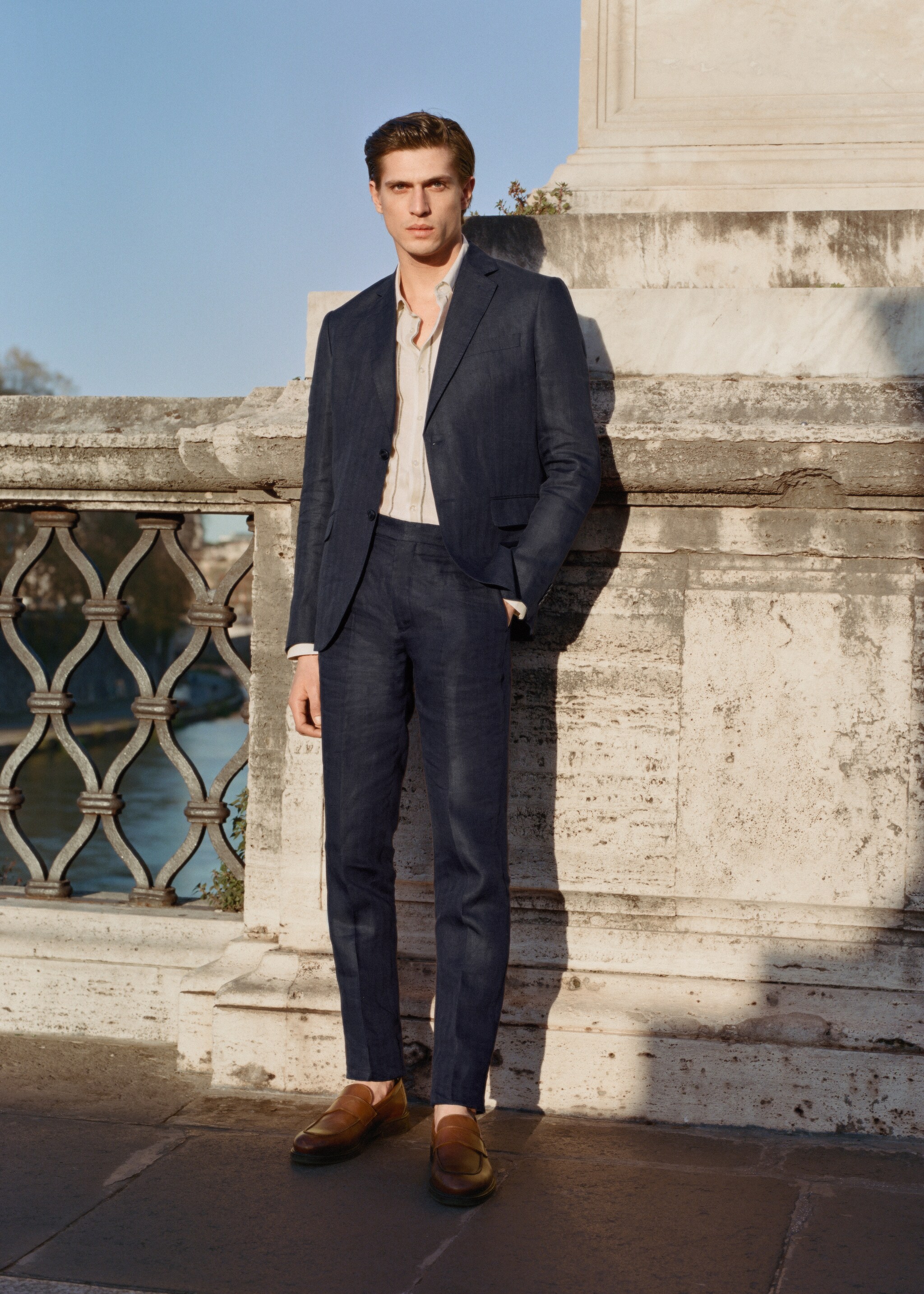  Linen suit trousers - Details of the article 6