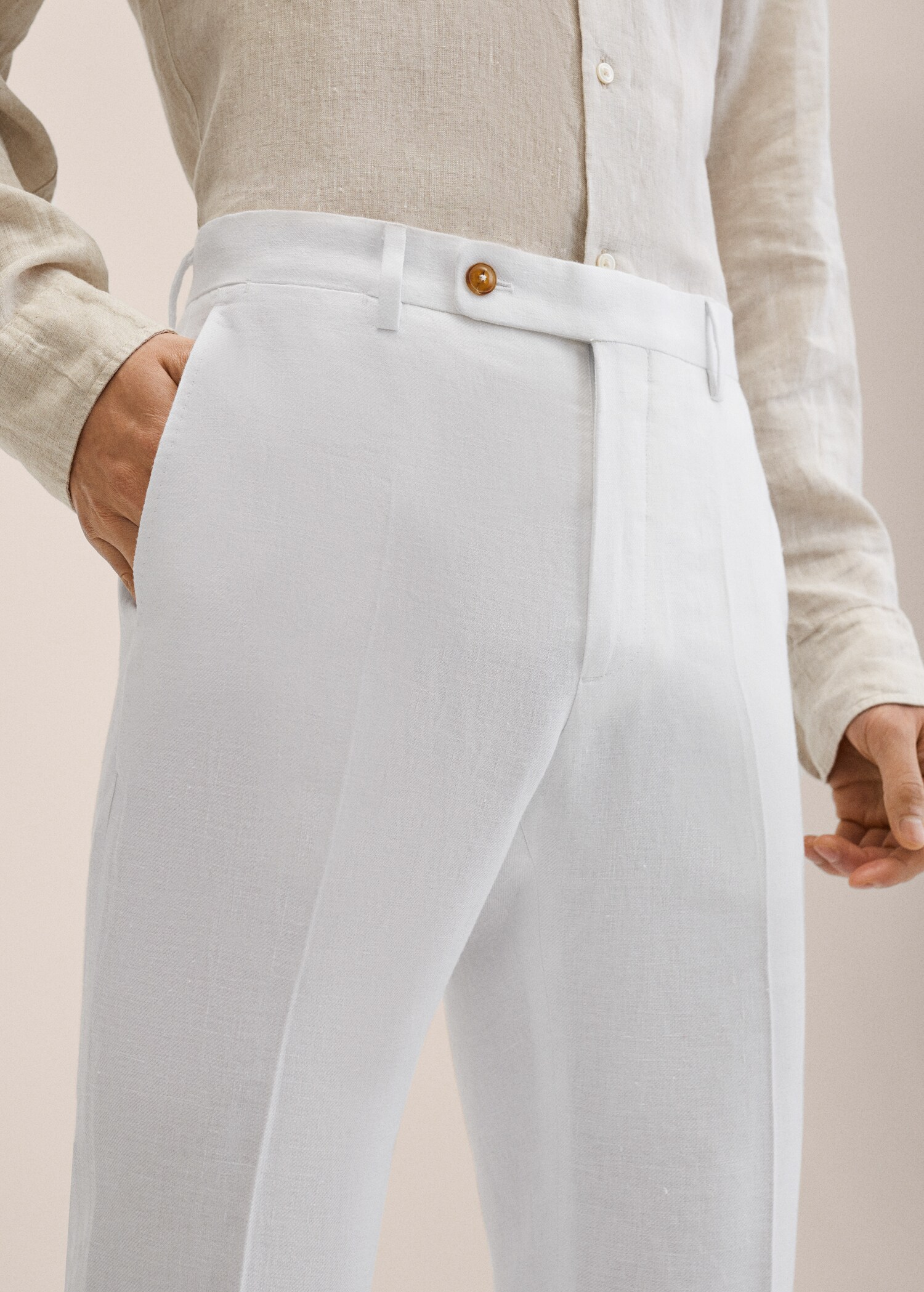 Pantalon de costume lin - Détail de l'article 1