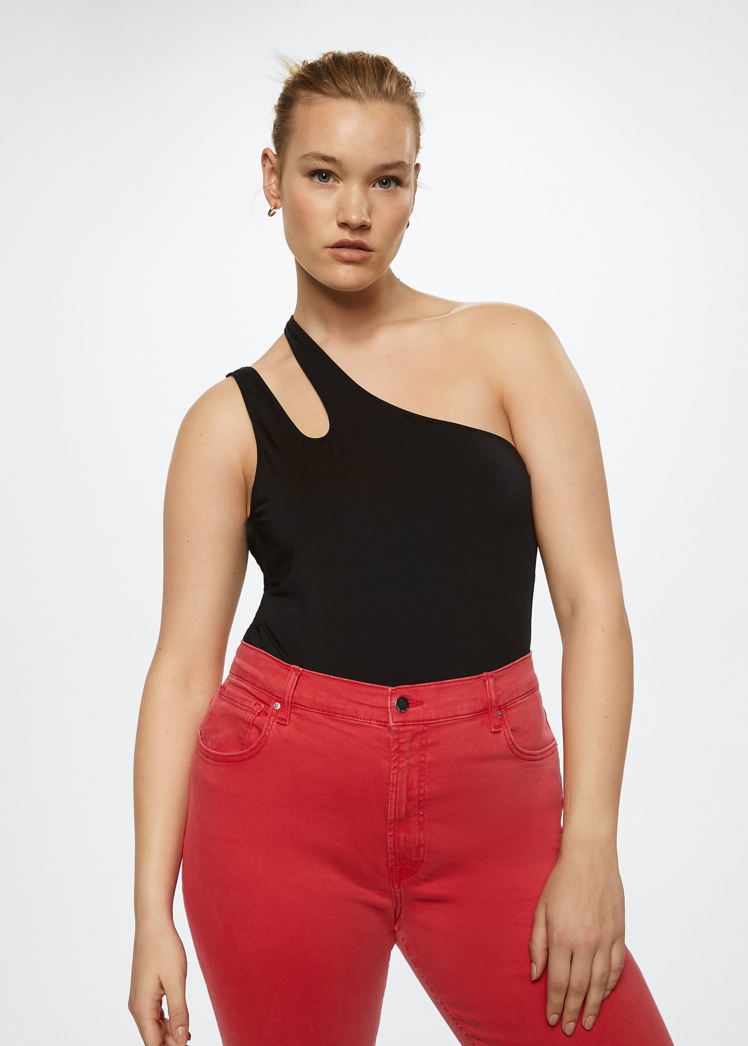 High-waist bootcut jeans - Details of the article 3