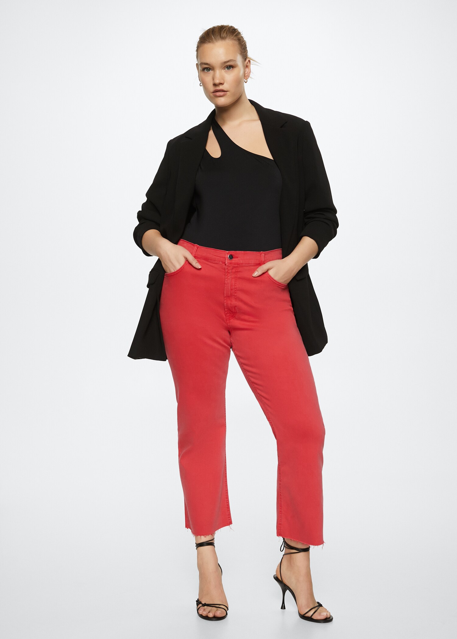 High-waist bootcut jeans - Details of the article 4