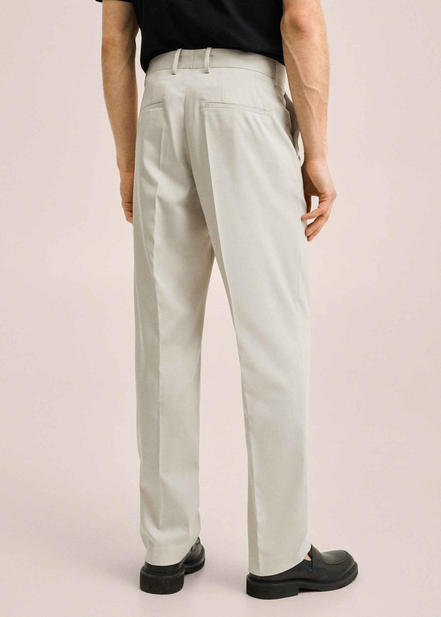 Regular fit suit trousers - Reverse of the article