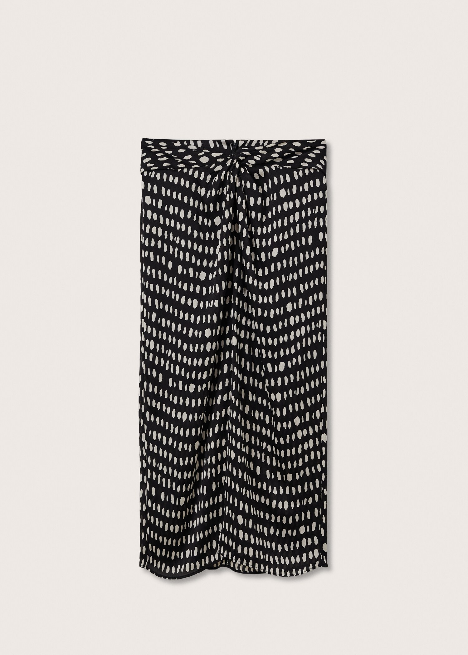 Knot printed skirt - Article without model