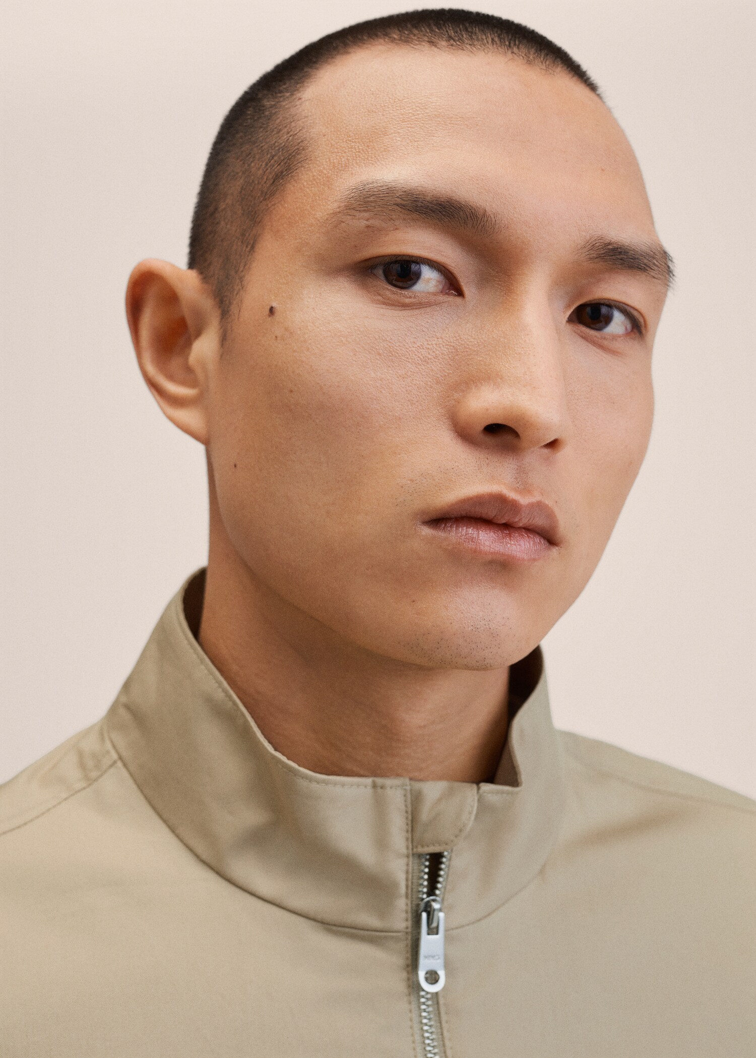 Zipper cotton jacket - Details of the article 1