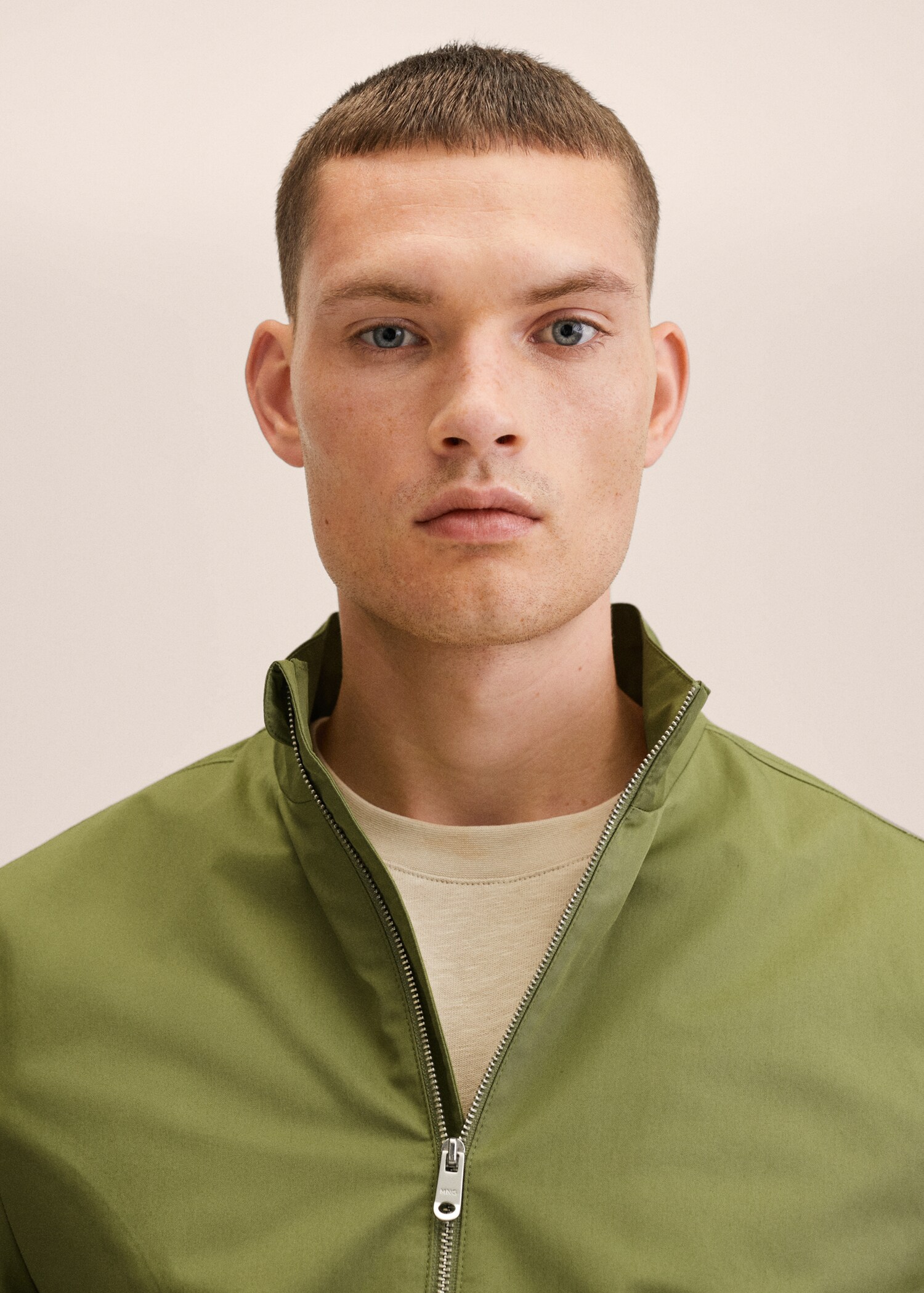 Zipper cotton jacket - Details of the article 1