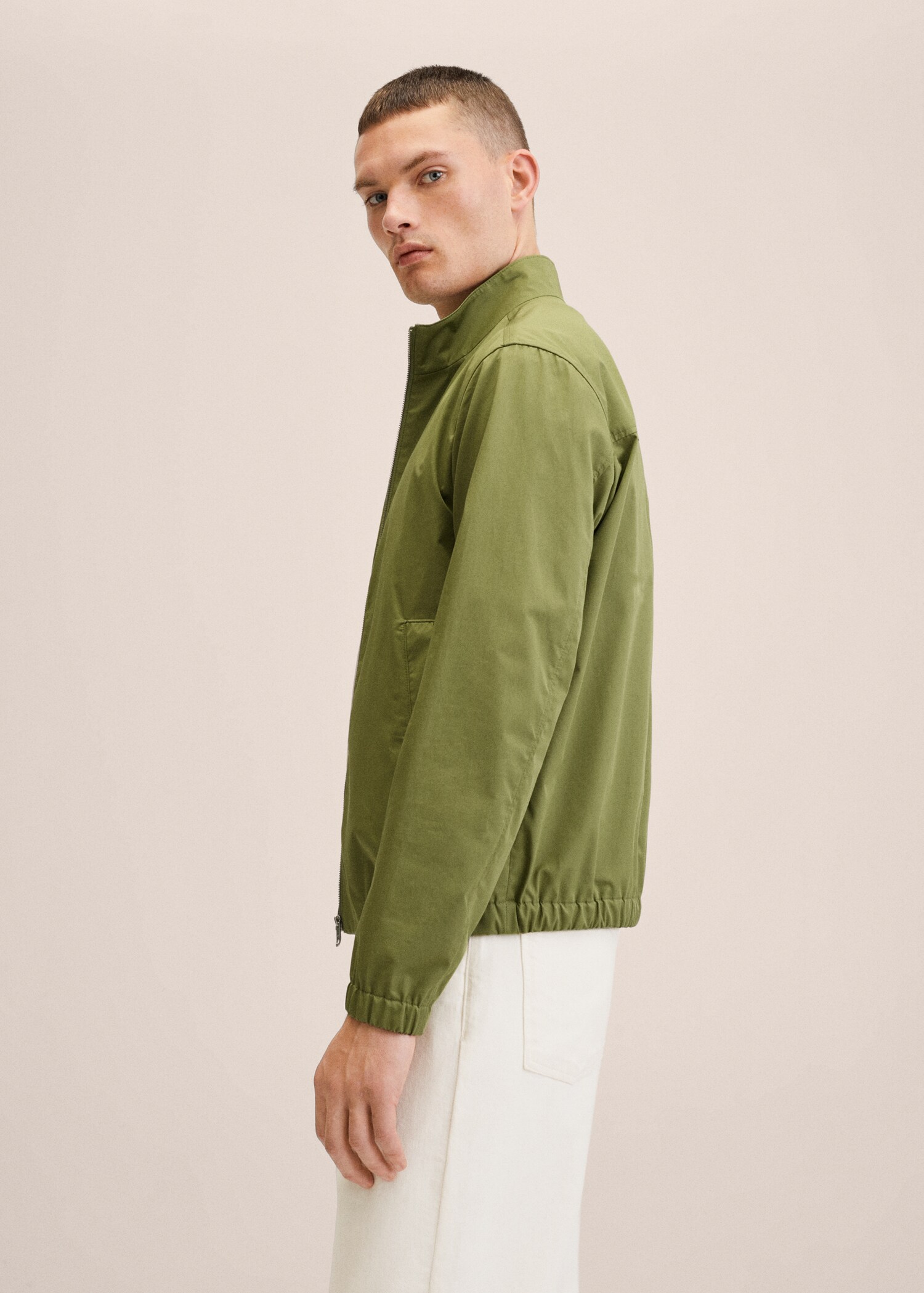 Zipper cotton jacket - Details of the article 2