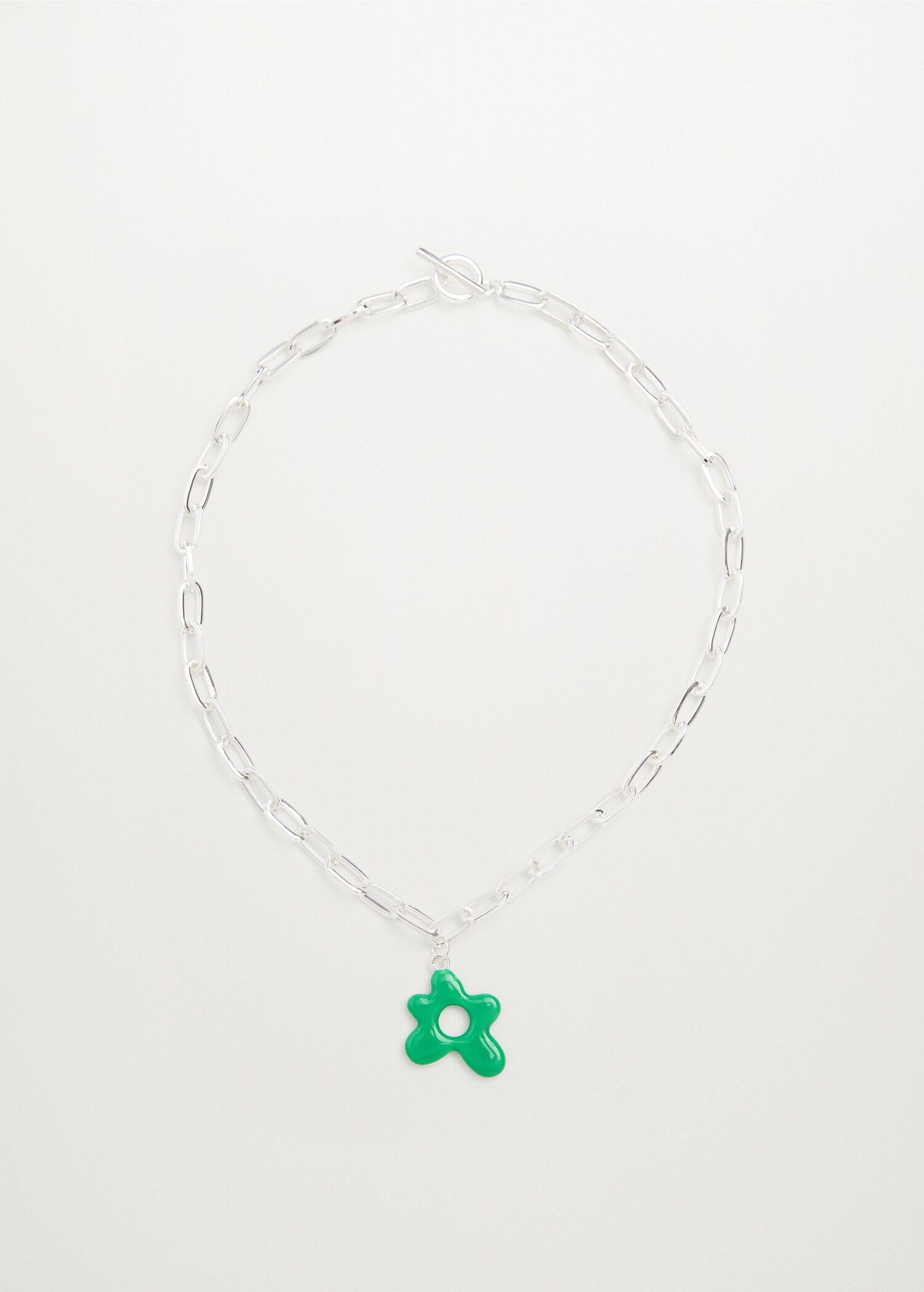 Flower link necklace - Article without model