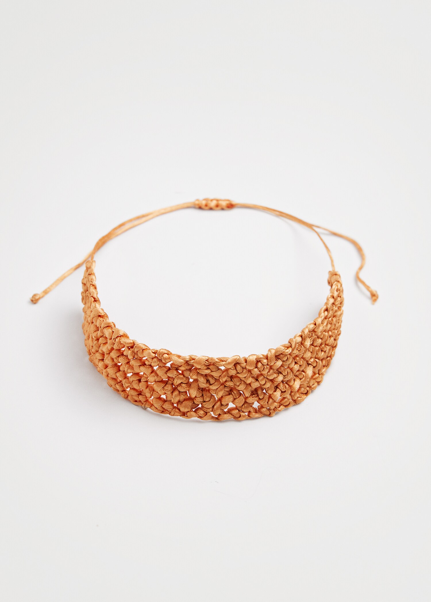 Braided choker necklace - Article without model