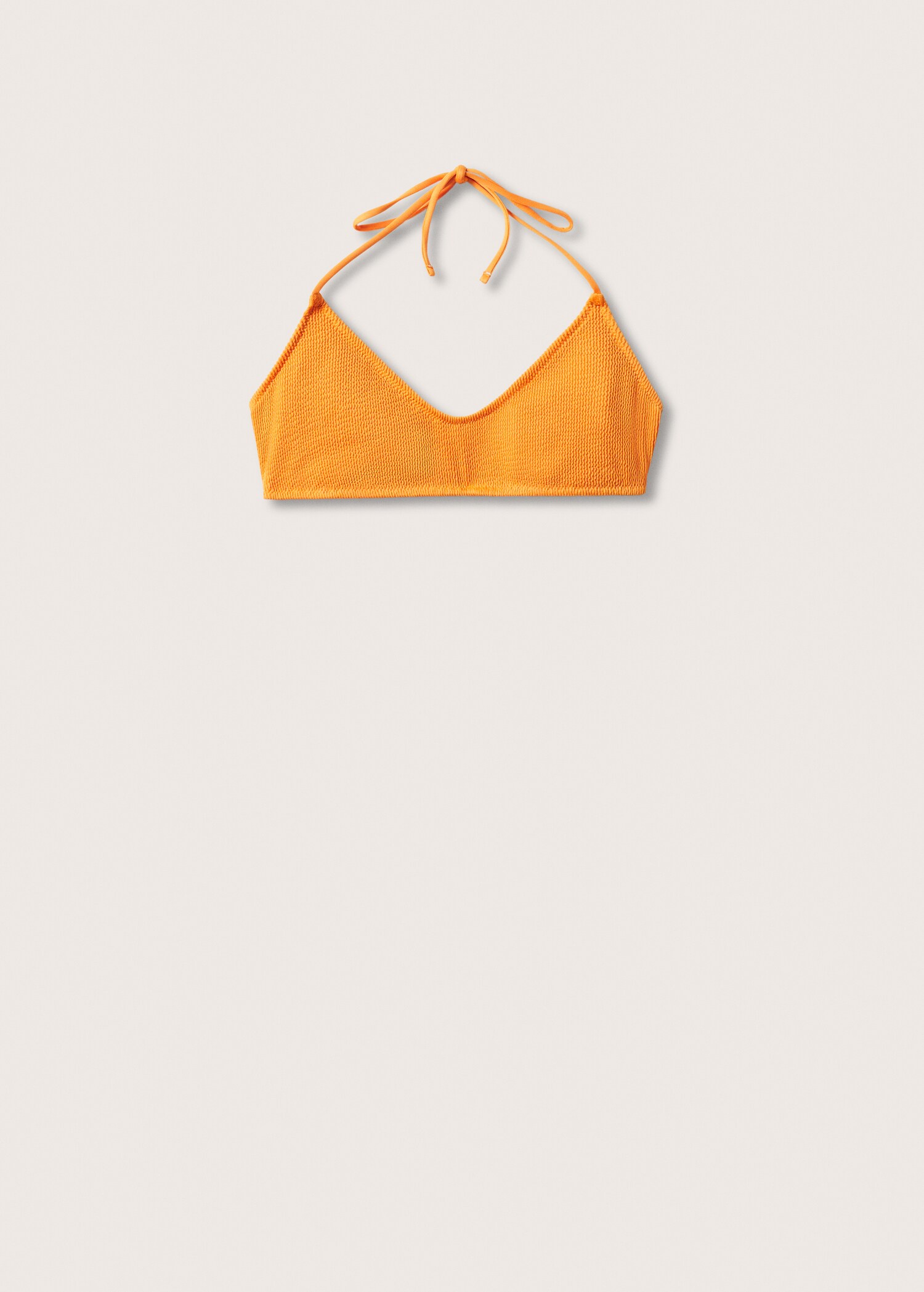 Textured bikini top - Article without model