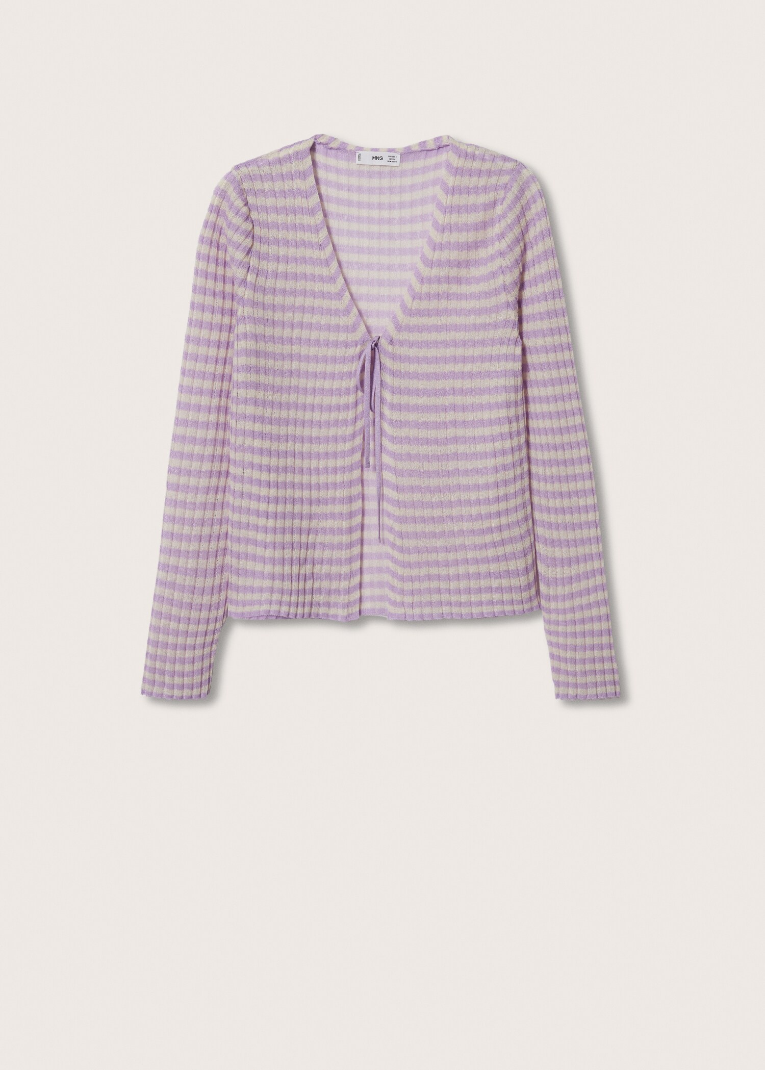 Knitted cropped cardigan - Article without model