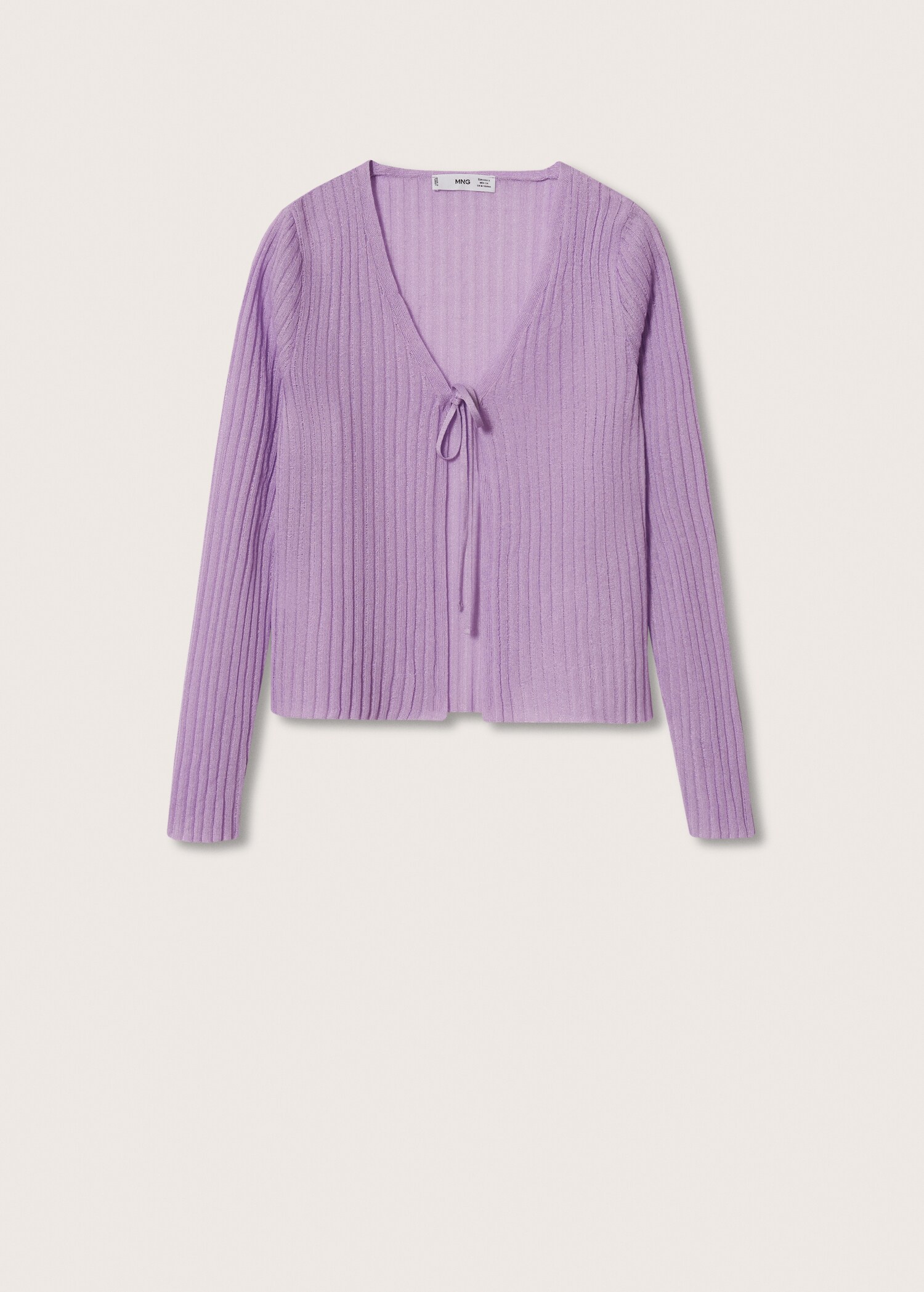 Knitted cropped cardigan - Article without model