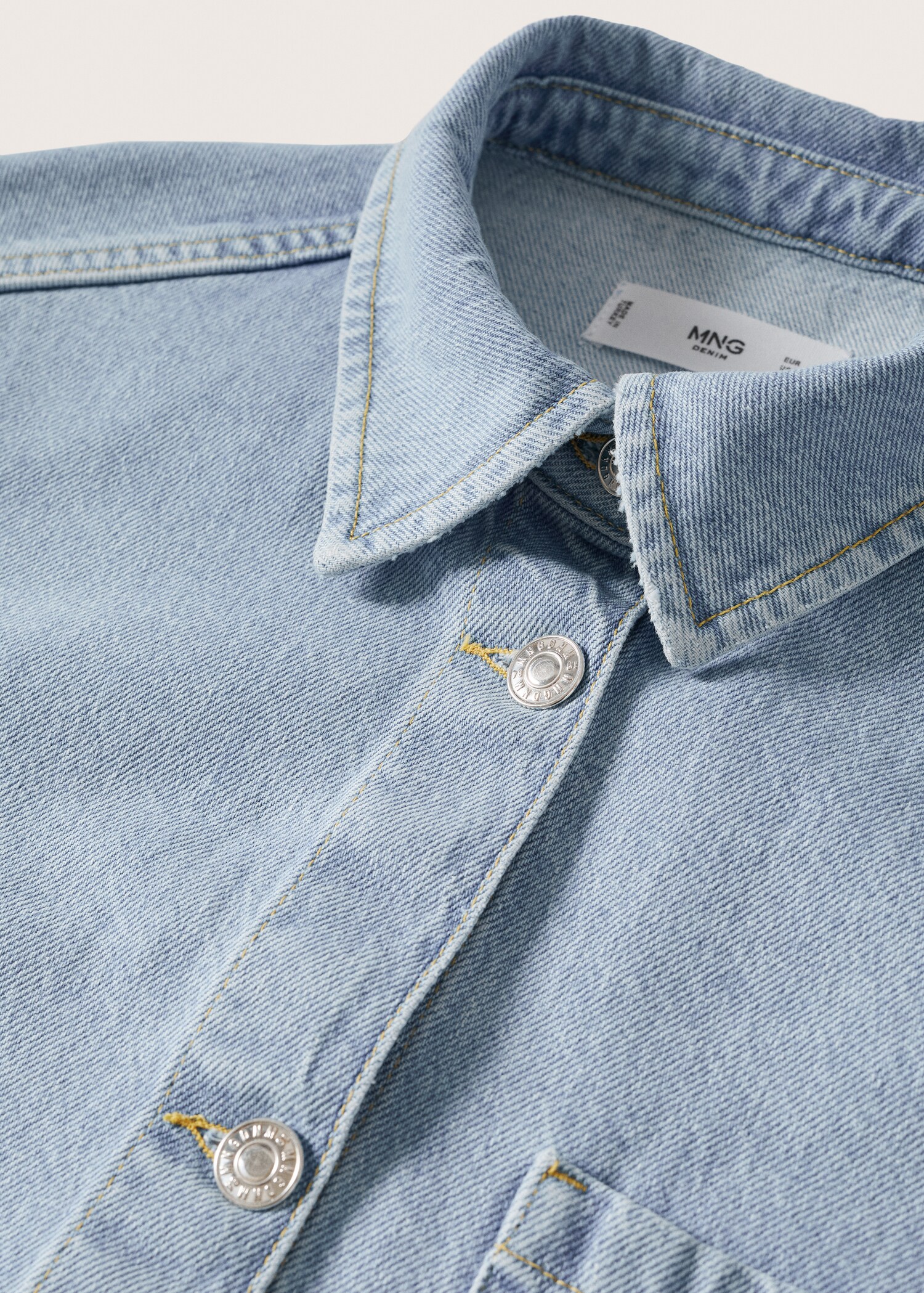 Camisa vaquera bolsillo - Detalle del artículo 8