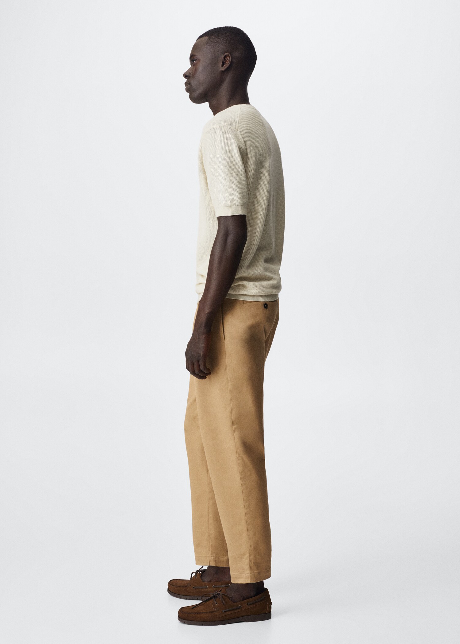 Knit cotton T-shirt - Details of the article 2