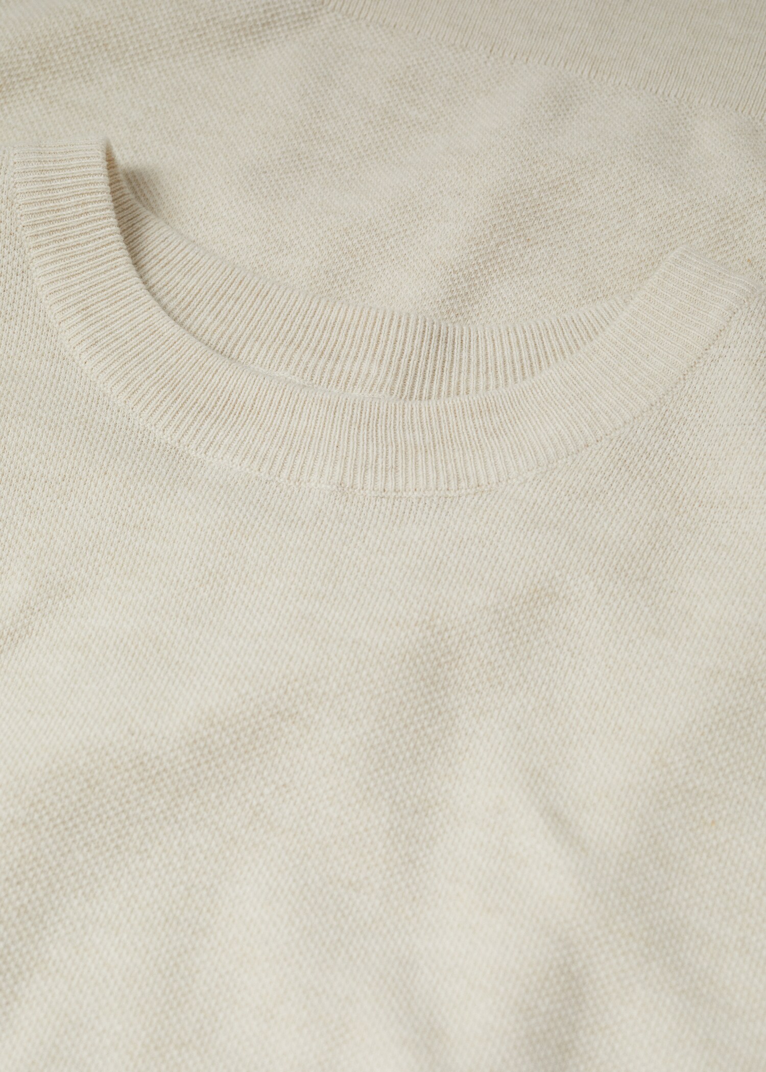 Knit cotton T-shirt - Details of the article 7