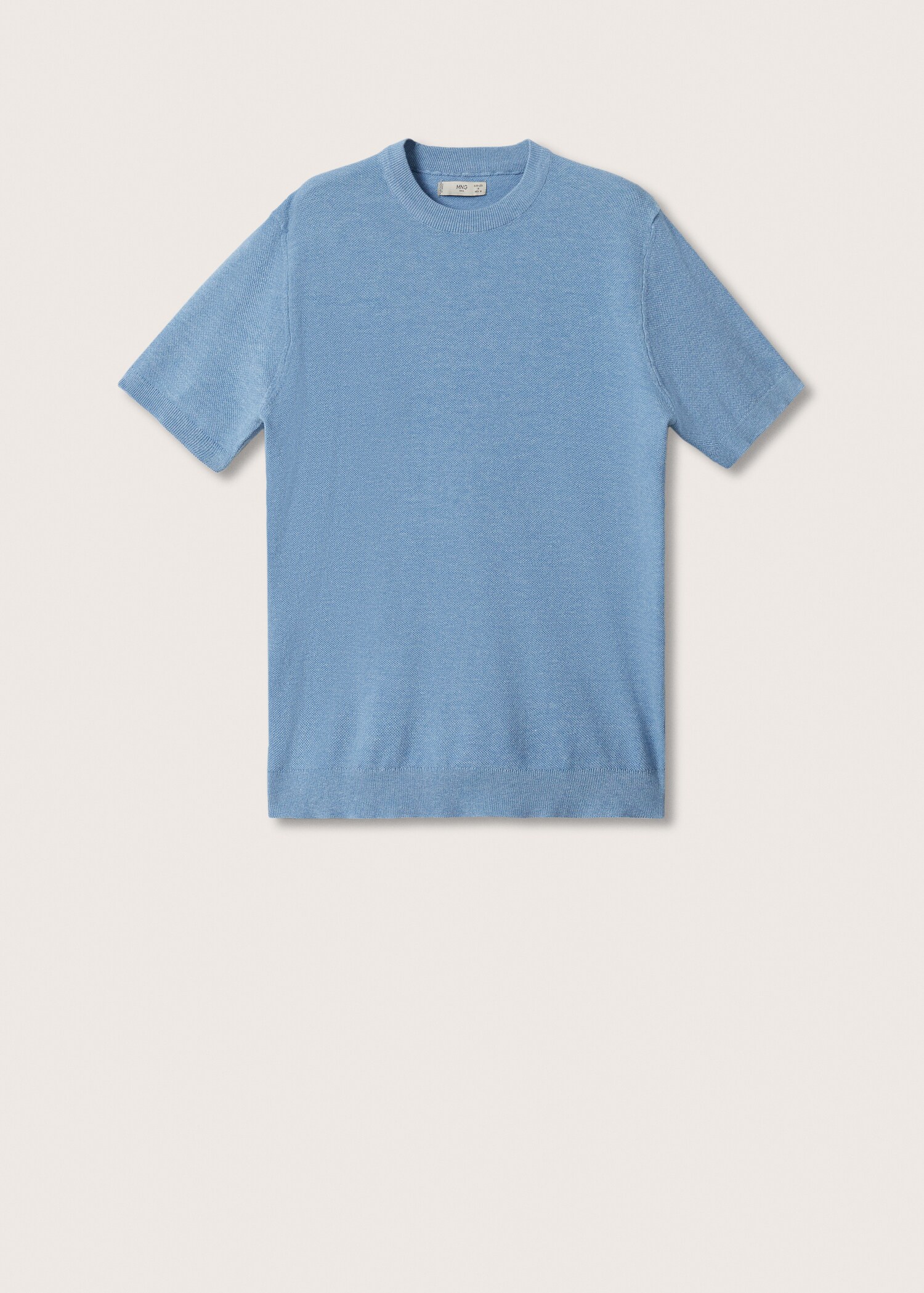 Knit cotton T-shirt - Article without model