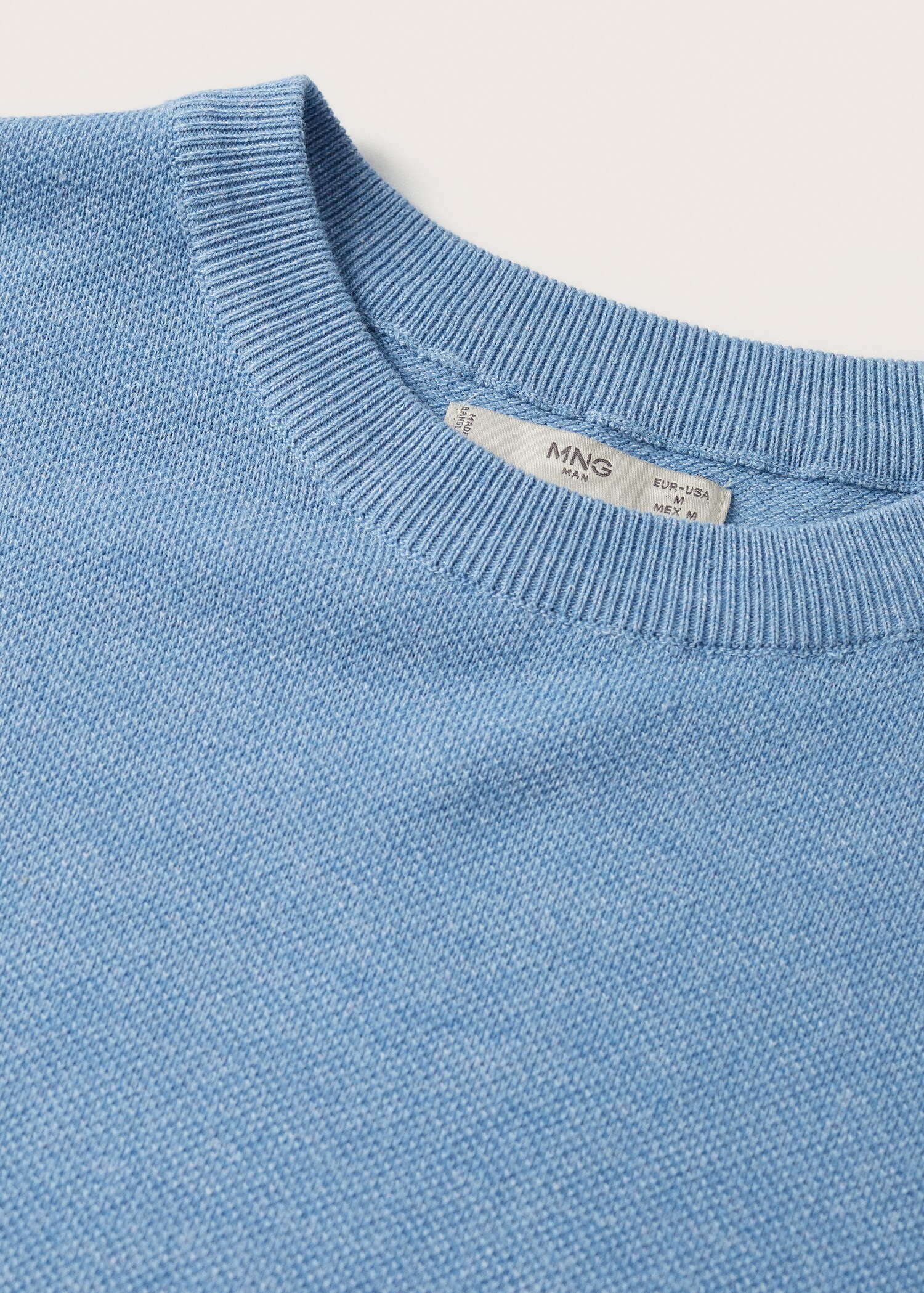 Knit cotton T-shirt - Details of the article 8