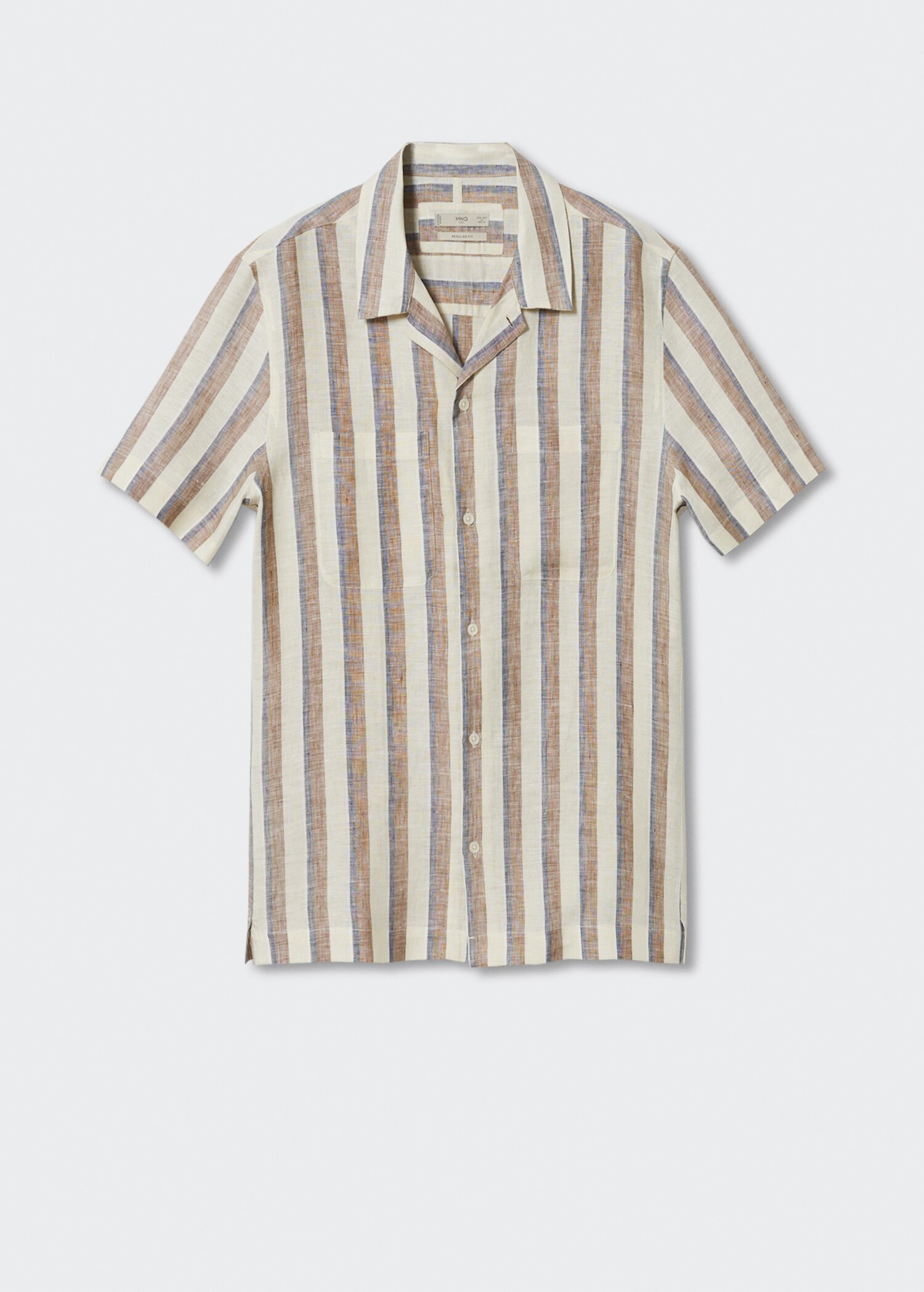 Camicia lino righe - Articolo senza modello