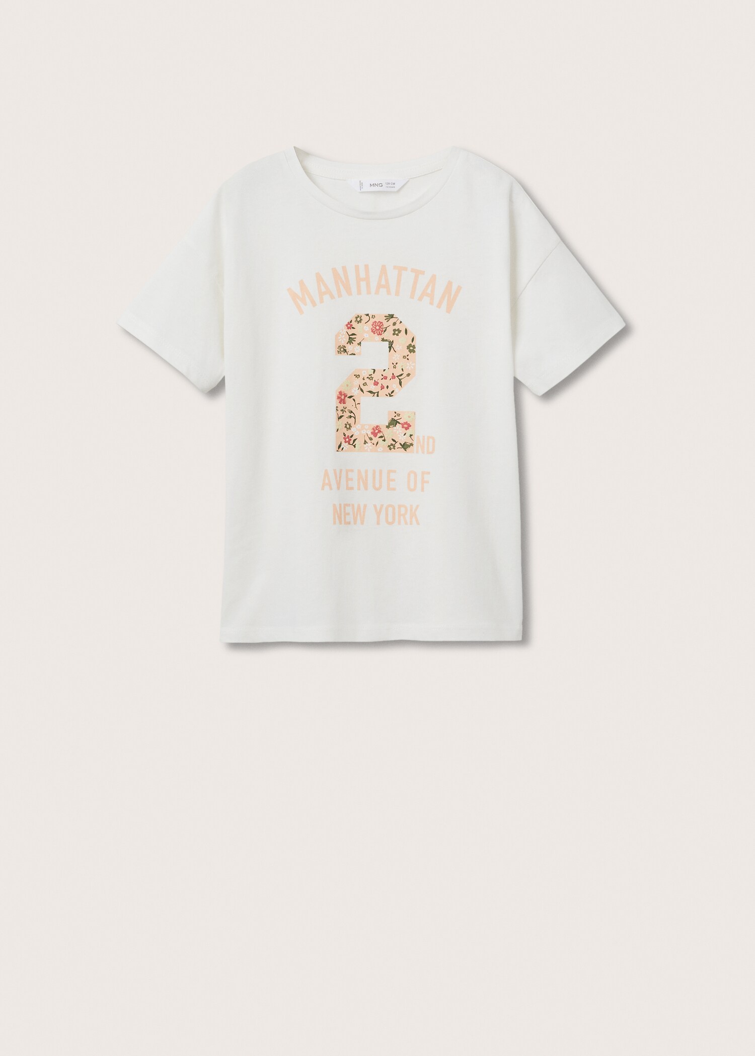 Printed cotton-blend T-shirt - Article without model