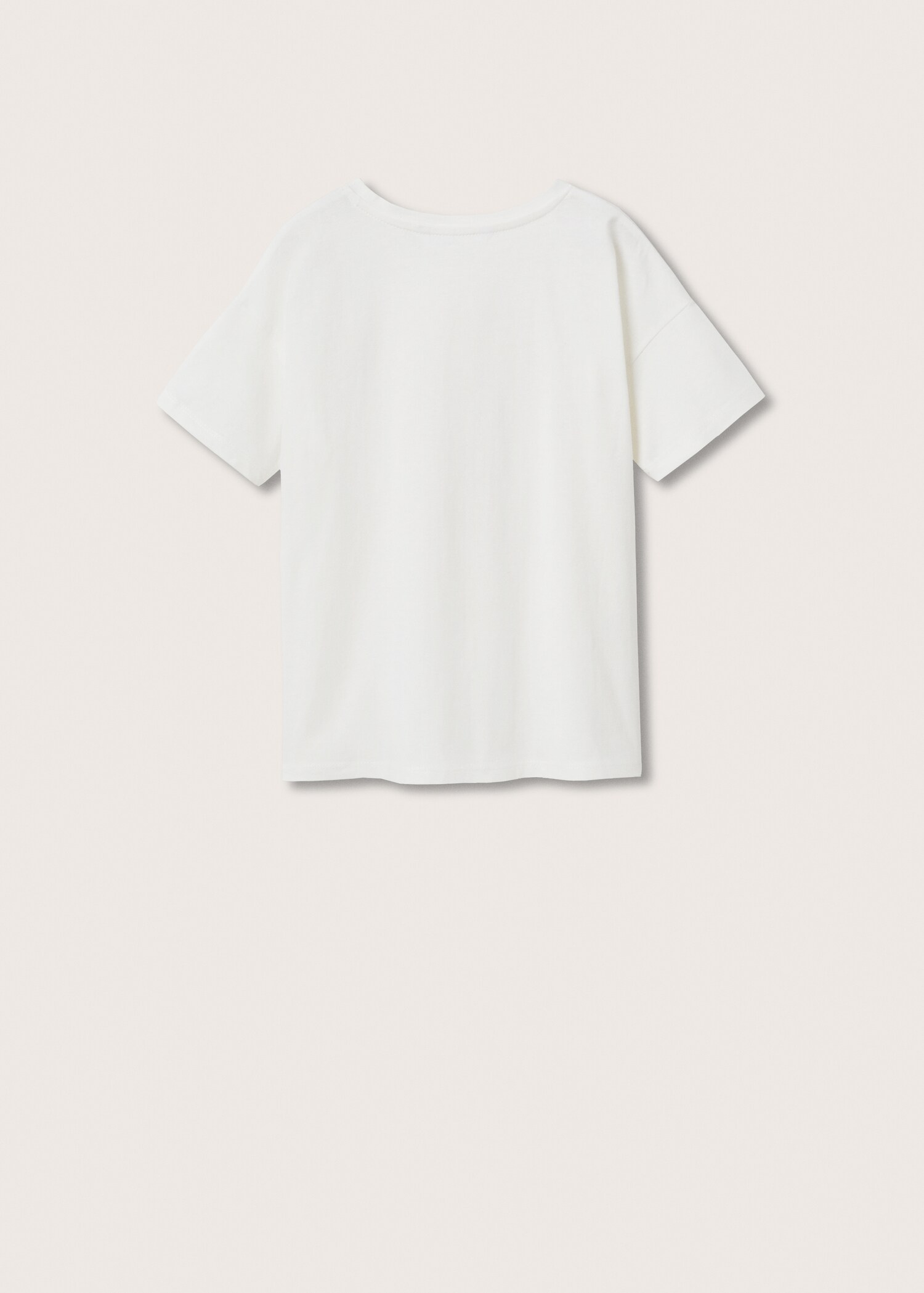 Printed cotton-blend T-shirt - Reverse of the article