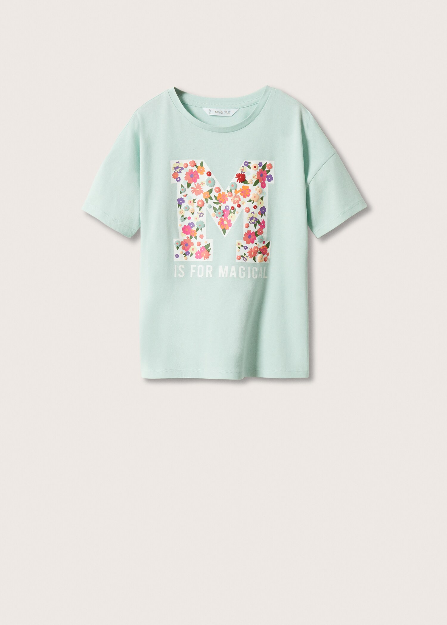 Printed cotton-blend T-shirt - Article without model