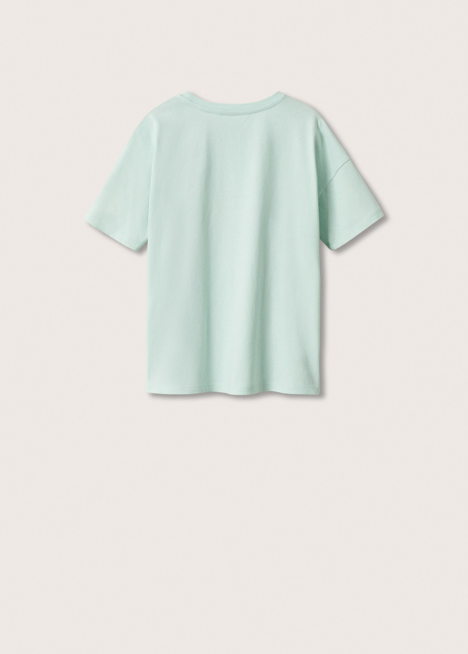 Printed cotton-blend T-shirt - Reverse of the article