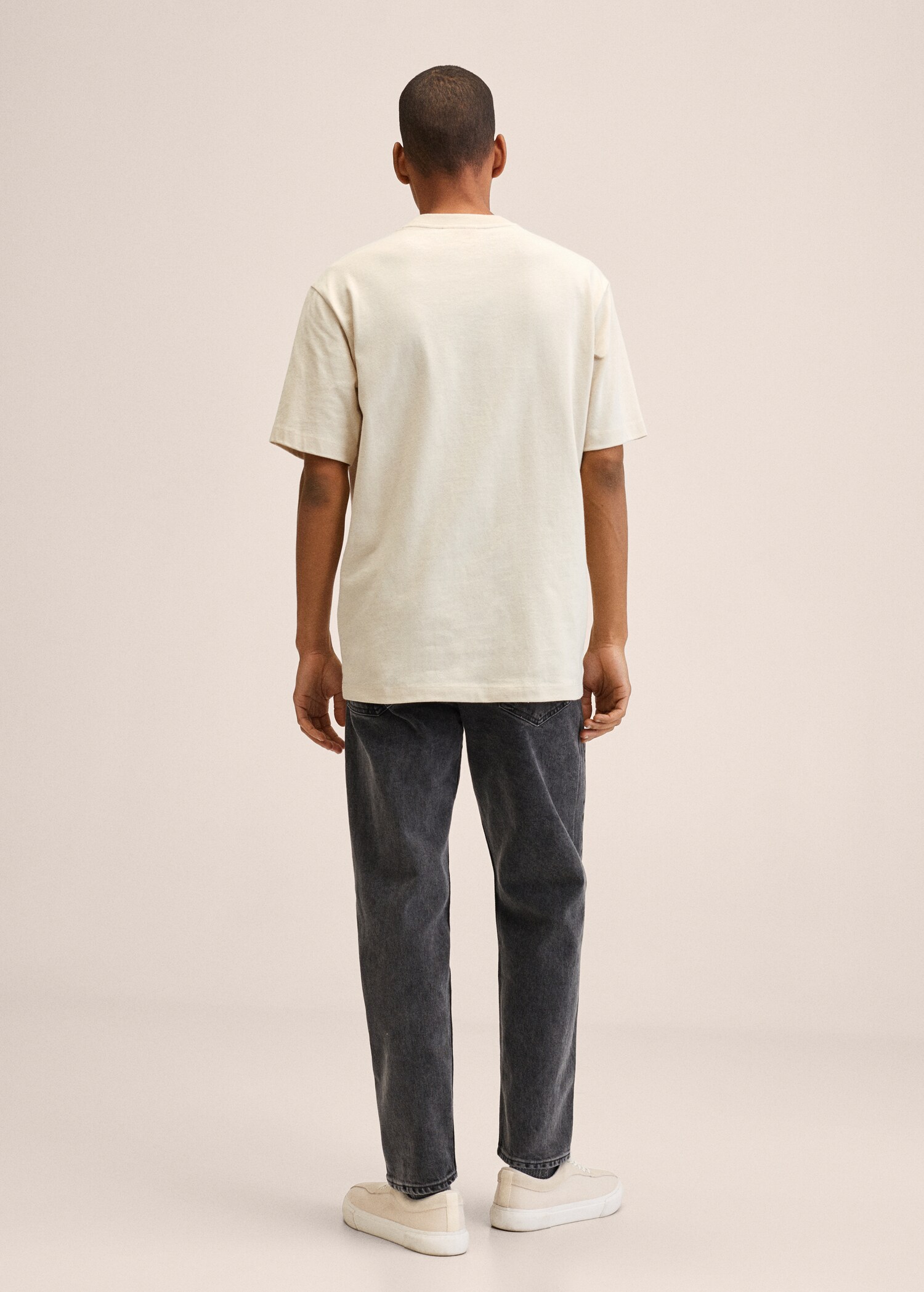 Camiseta estampada algodón - Reverso del artículo