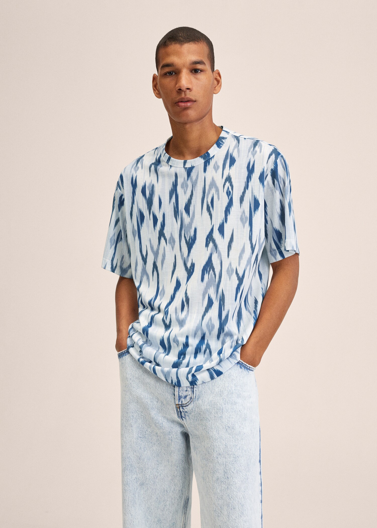 Regular-fit printed t-shirt - Medium plane