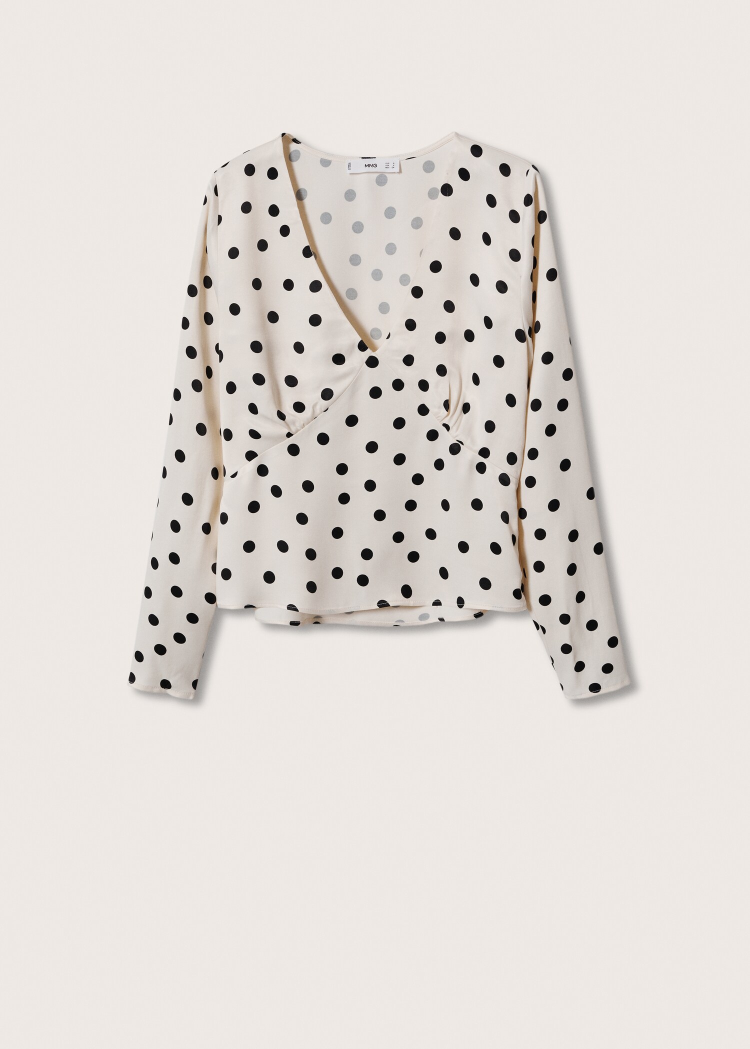 Blusa satinada lunares - Artículo sin modelo