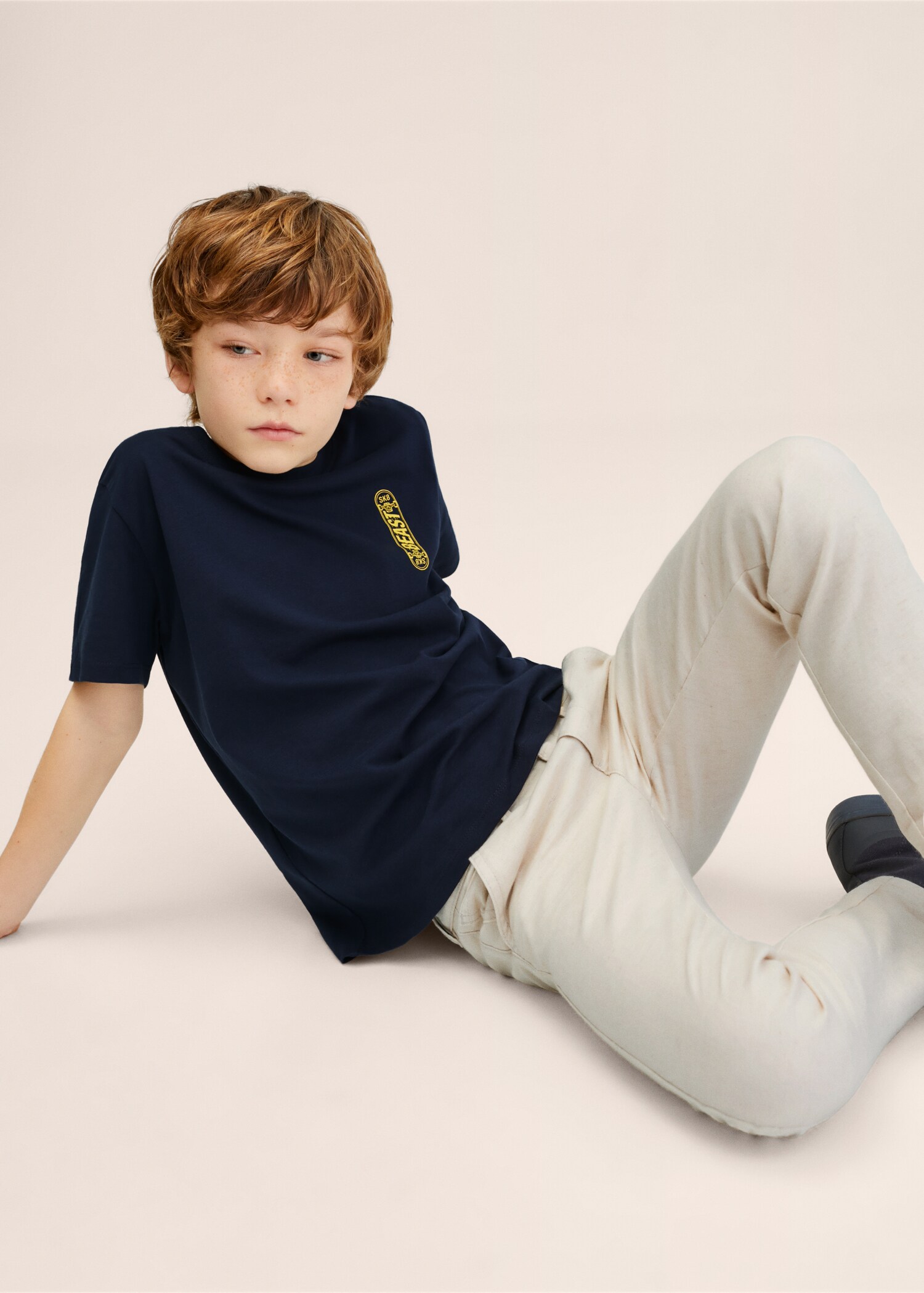 Pantalón slim fit algodón lino - Detalle del artículo 2
