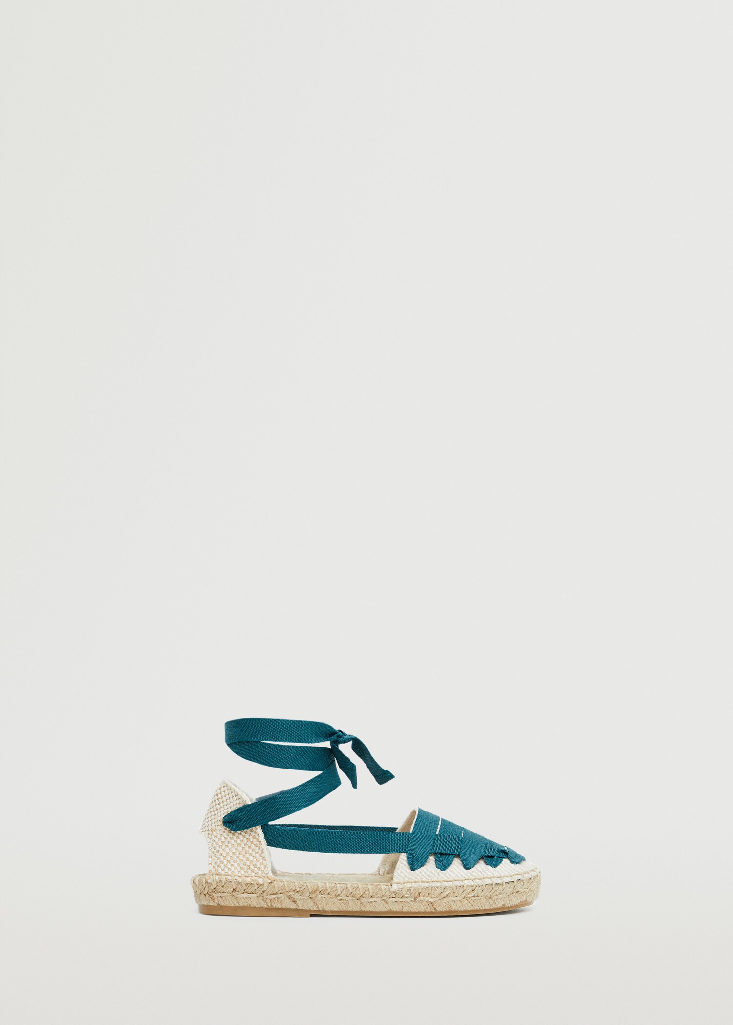 Linnen espadrilles met bandjes - Artikel zonder model