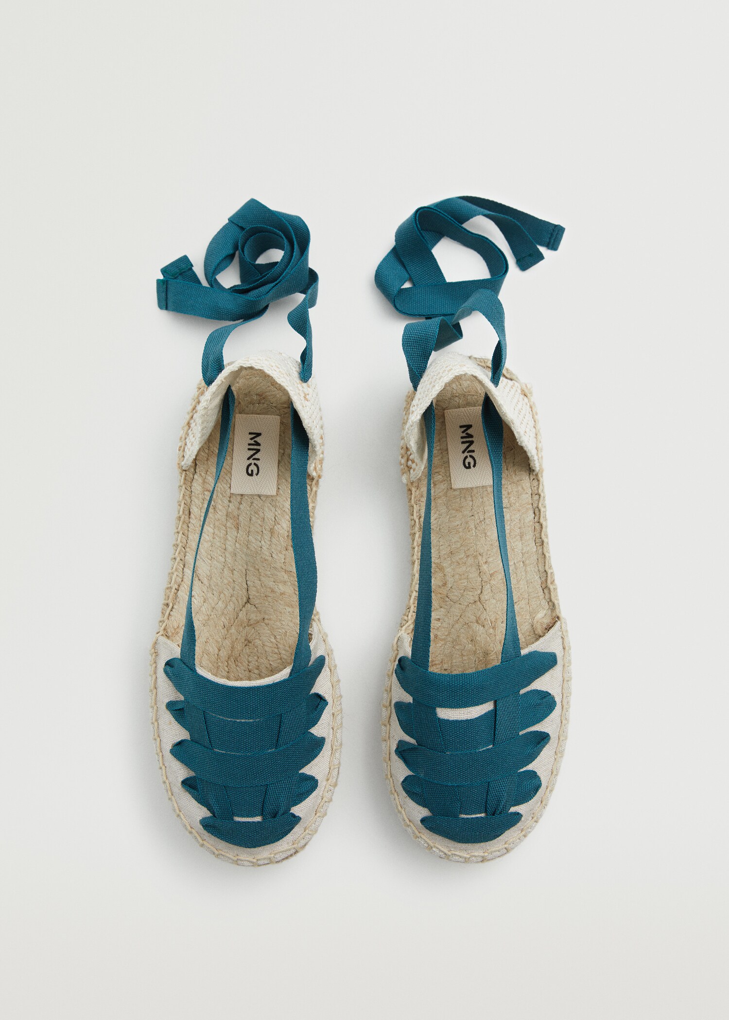 Linnen espadrilles met bandjes - Detail van het artikel 3