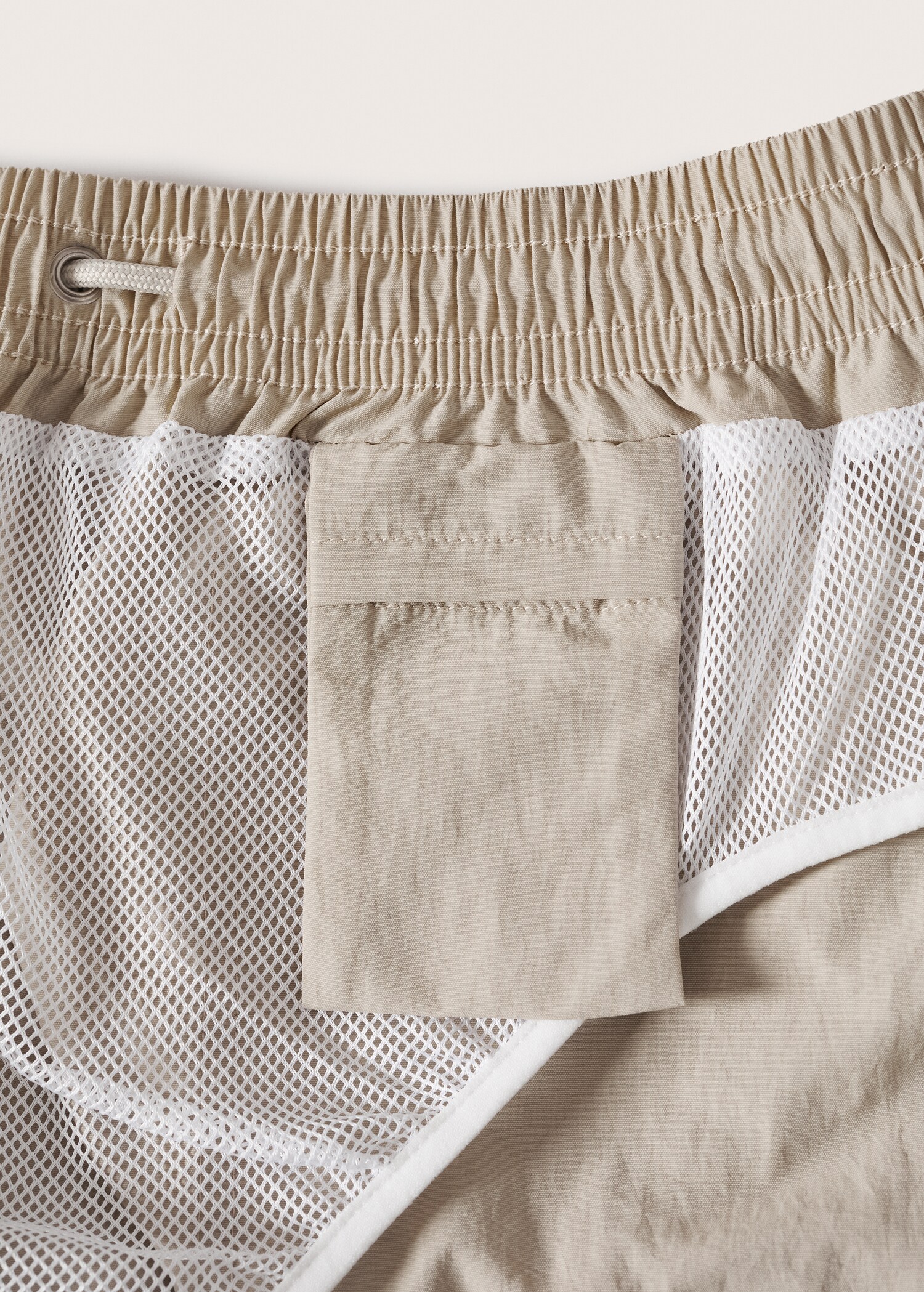 Cord plain swimming trunks - Details of the article 7