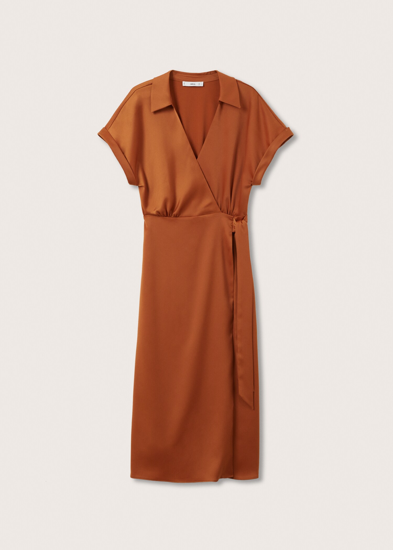 Satin shirt dress - Article without model