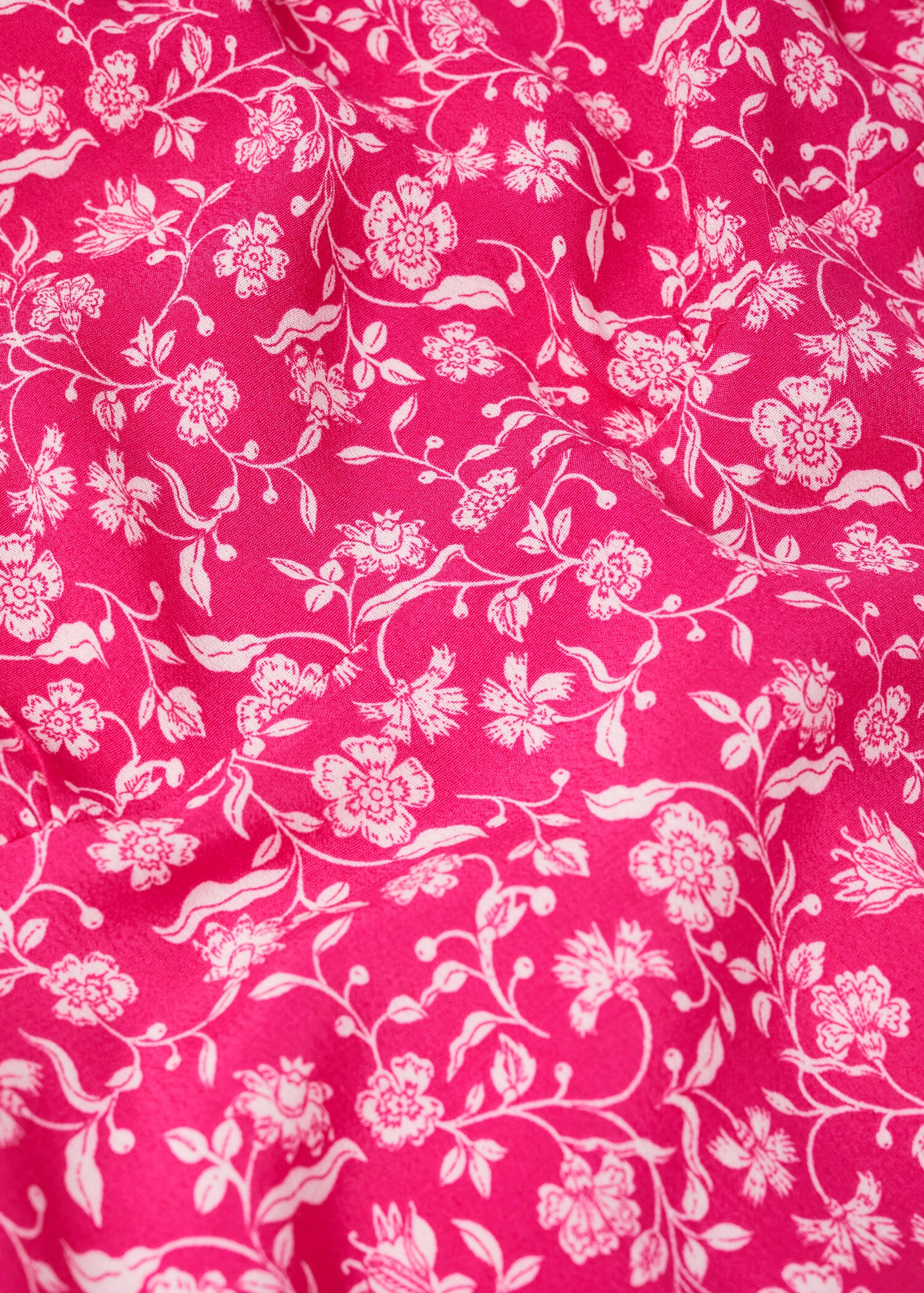 Vestido estampado manga abullonada - Detalle del artículo 8